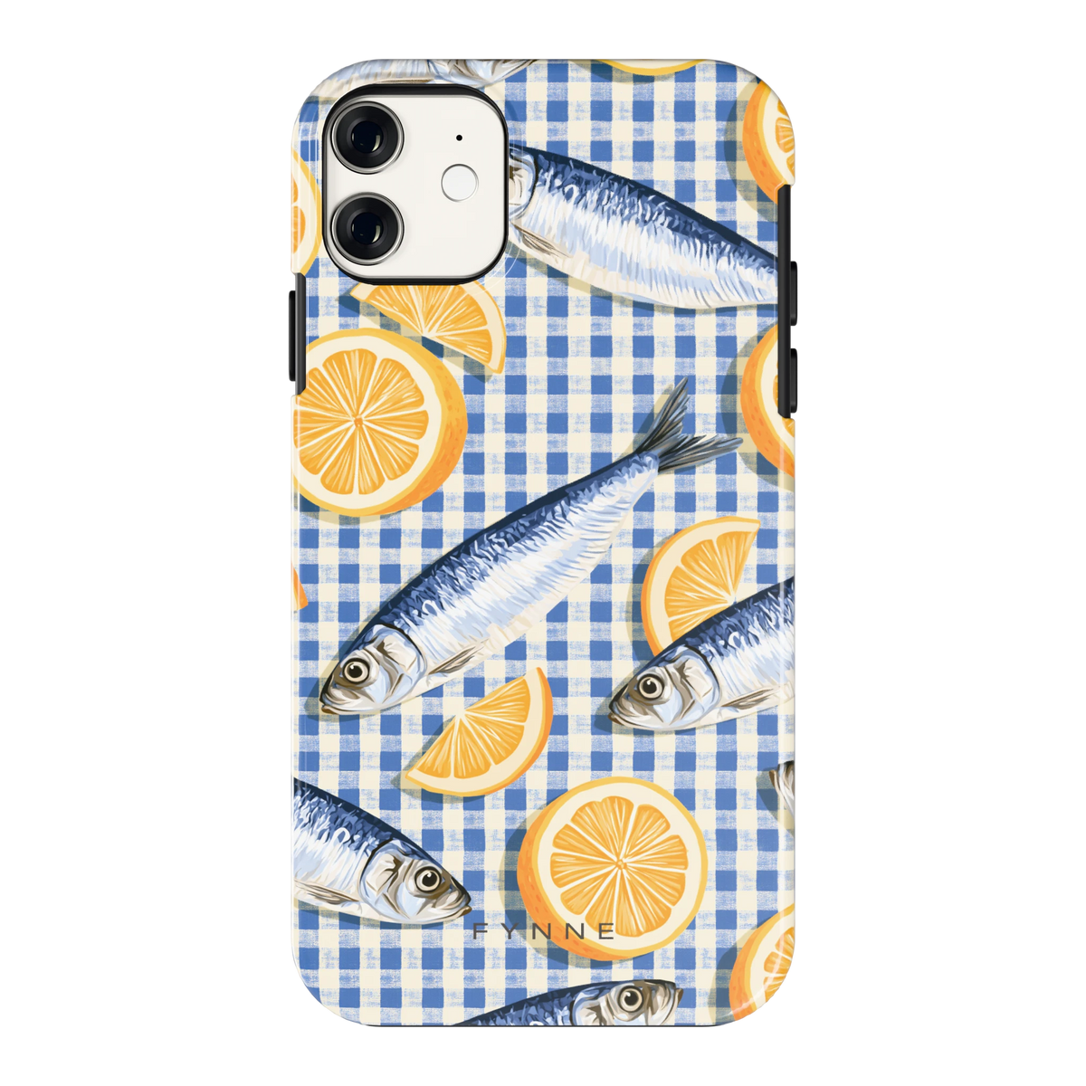 Sardines en Citroen hoesje voor iPhone 11, achterkant