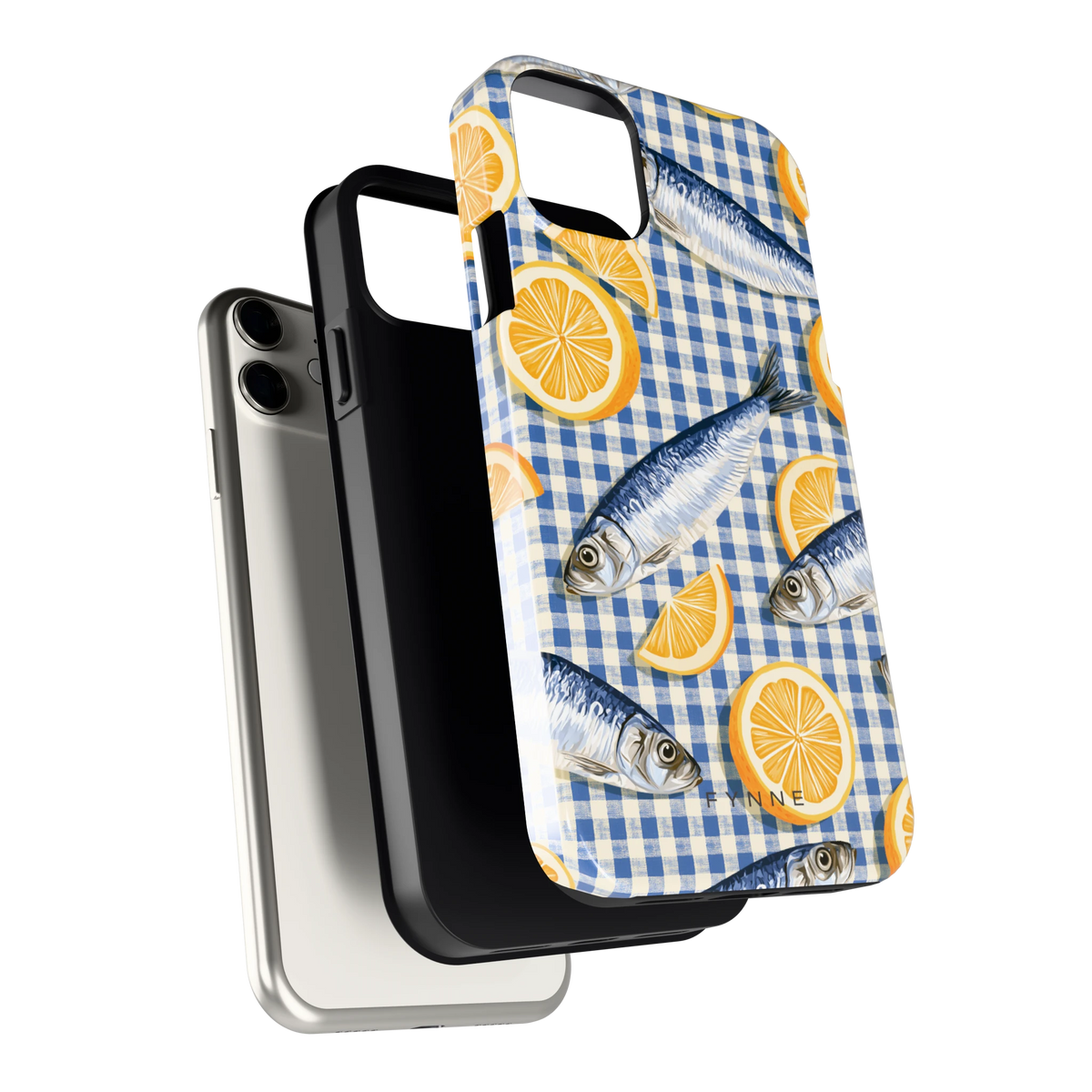 Sardines en Citroen hoesje voor iPhone 11, los van de telefoon