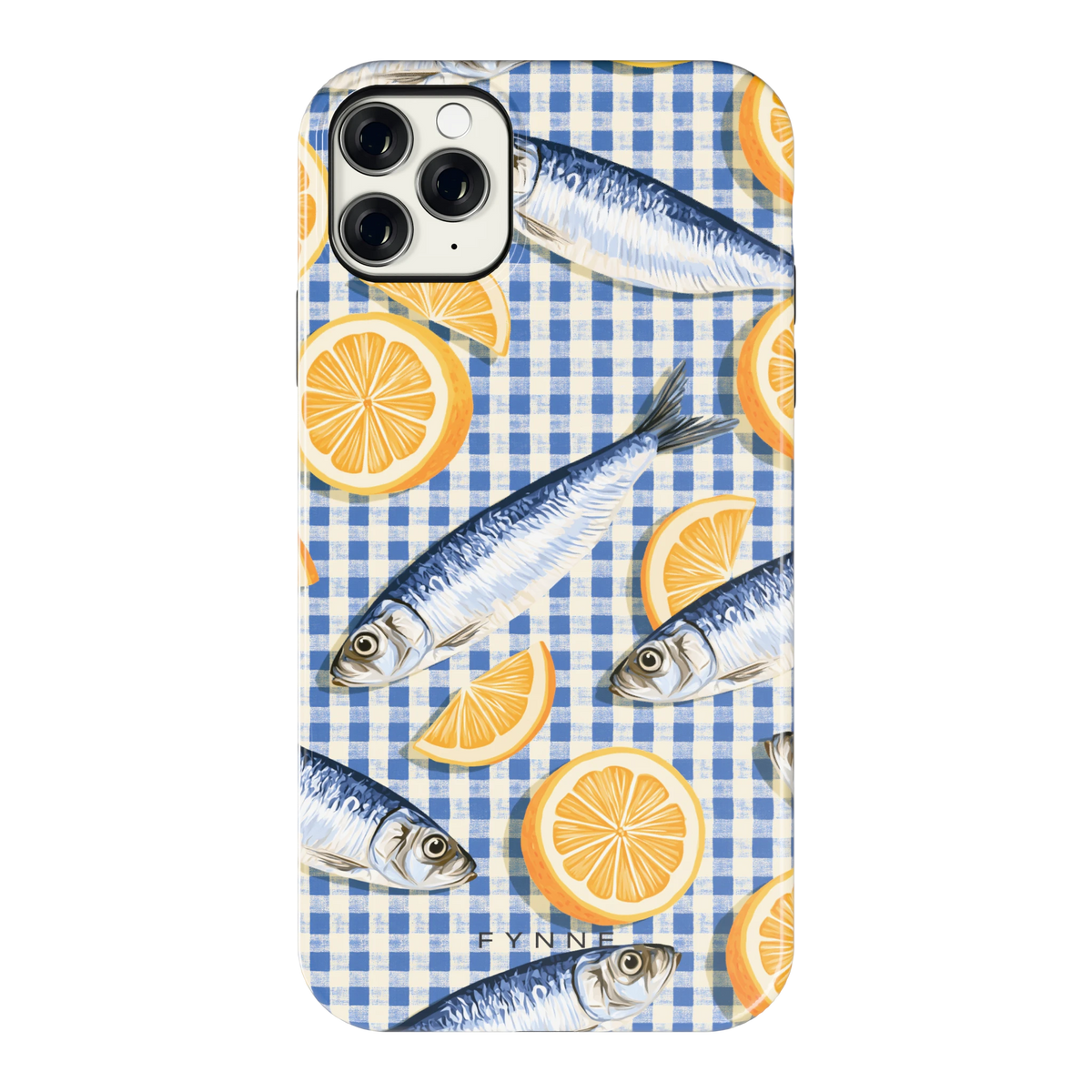 Sardines en Citroen hoesje voor iPhone 11 Pro Max, achterkant