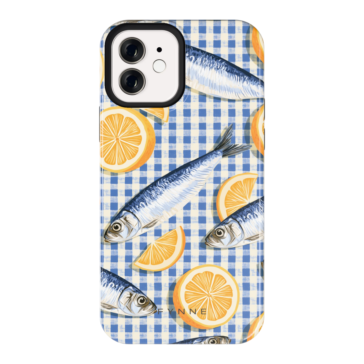 Sardines en Citroen hoesje voor iPhone 12, achterkant