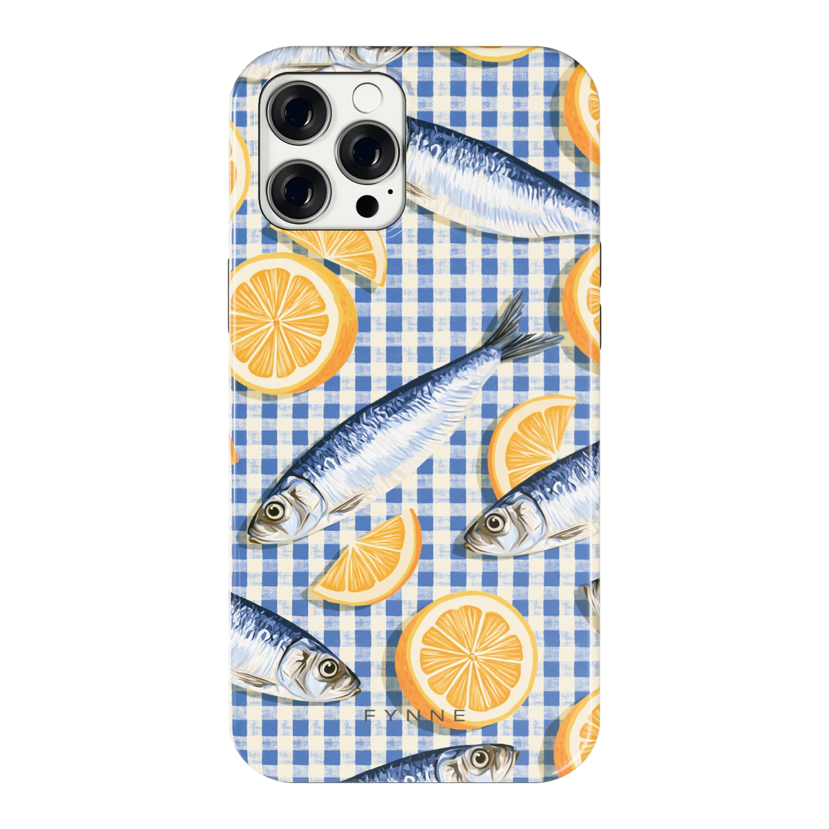 Sardines en Citroen hoesje voor iPhone 12 Pro Max, achterkant