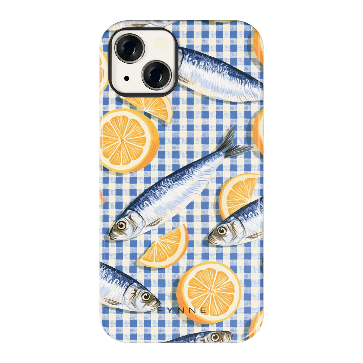 Sardines en Citroen hoesje voor iPhone 13, achterkant
