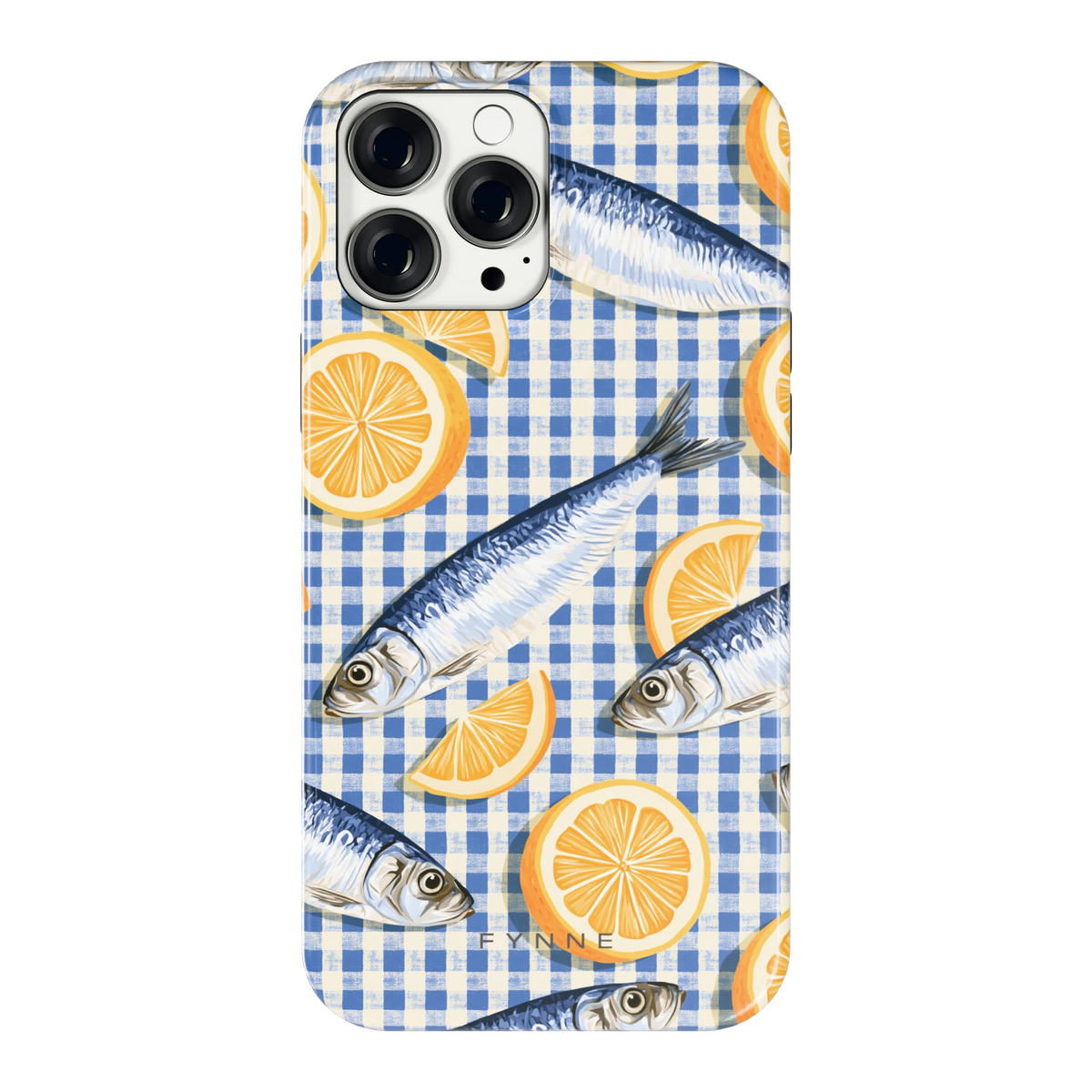 Sardines en Citroen hoesje voor iPhone 13 Pro Max, achterkant