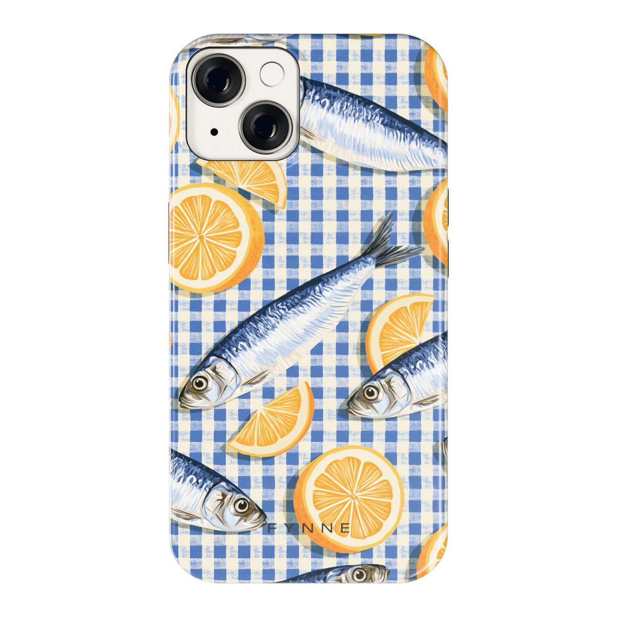 Sardines en Citroen hoesje voor iPhone 14, achterkant