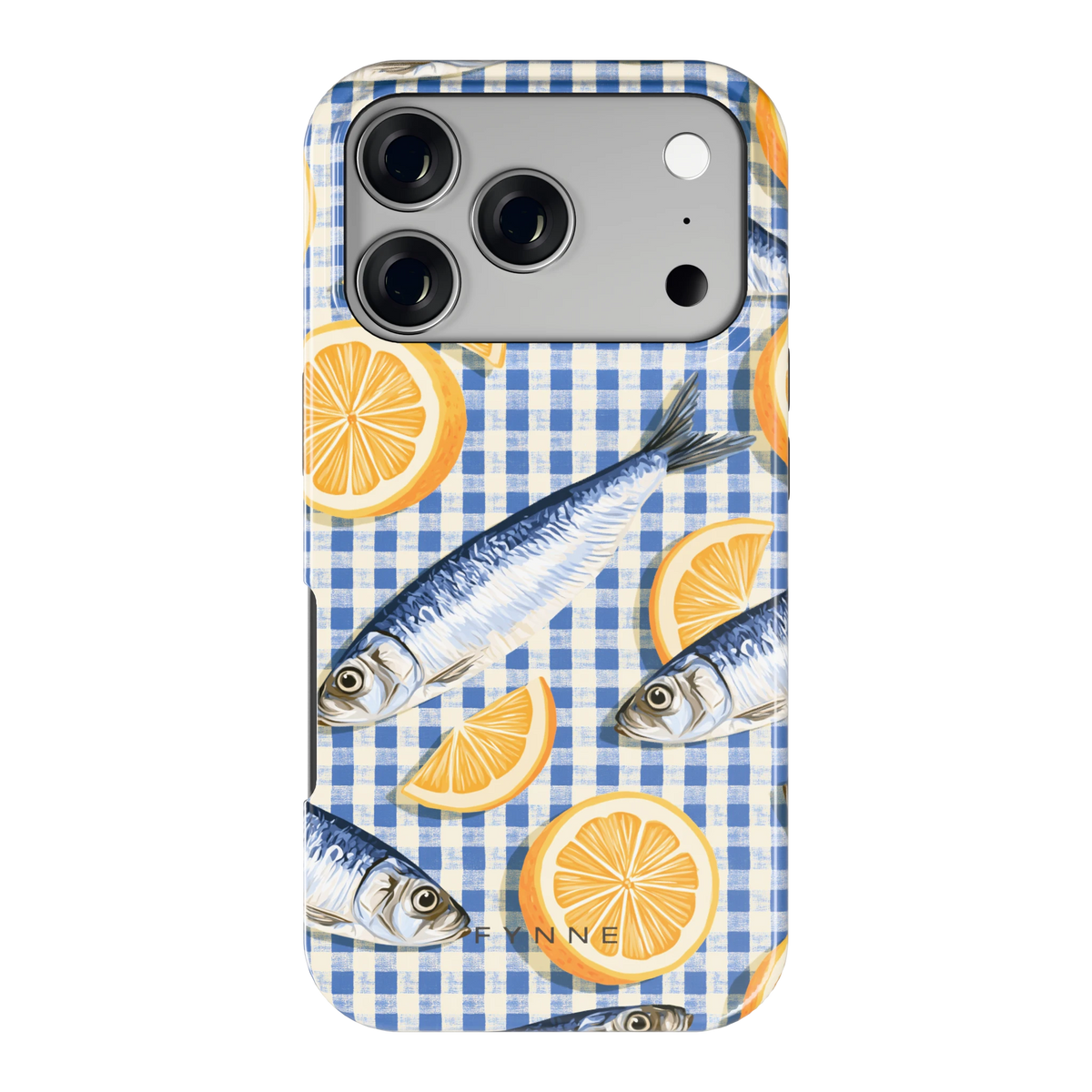 Sardines en Citroen hoesje voor iPhone 17 Pro, achterkant