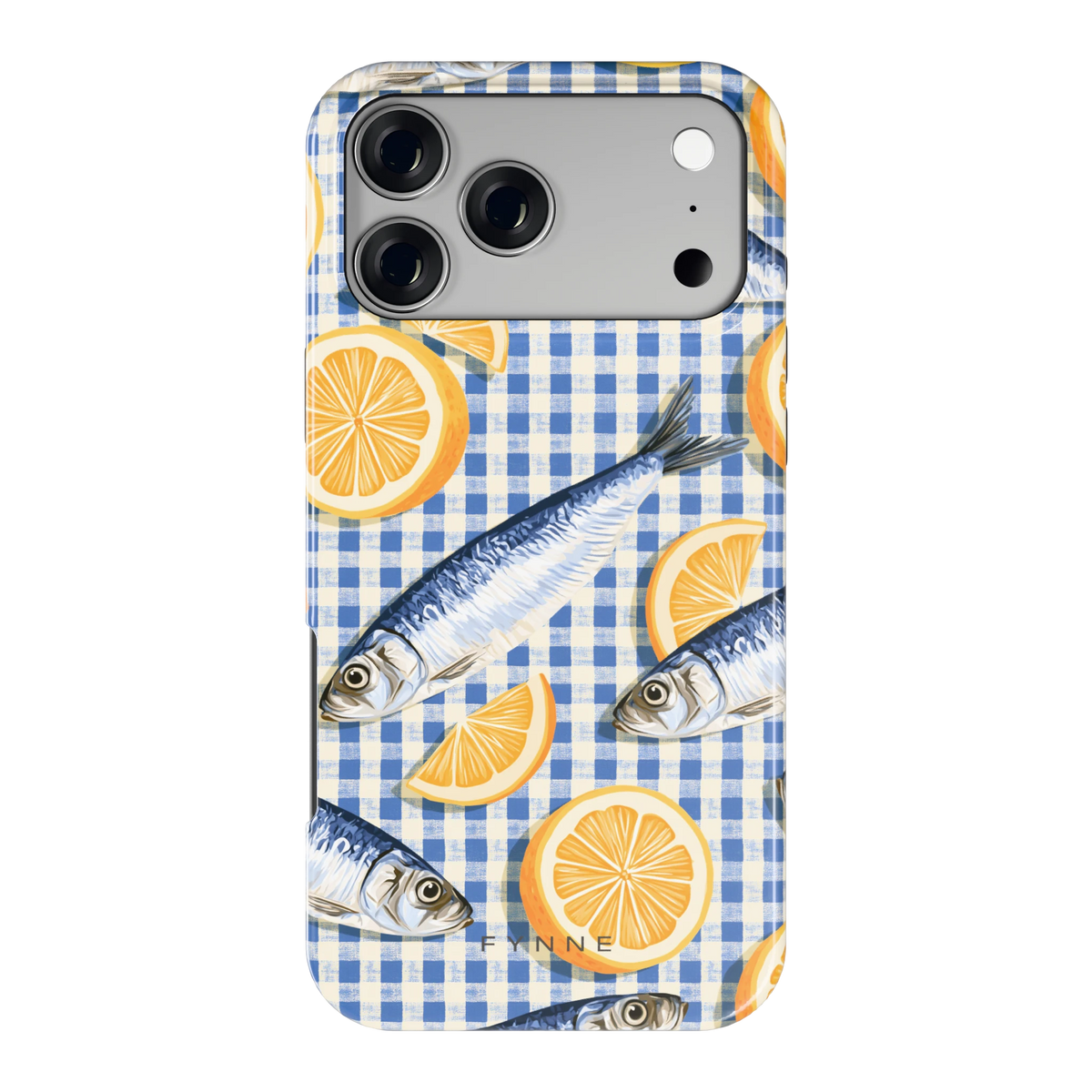 Sardines en Citroen hoesje voor iPhone 17 Pro Max, achterkant