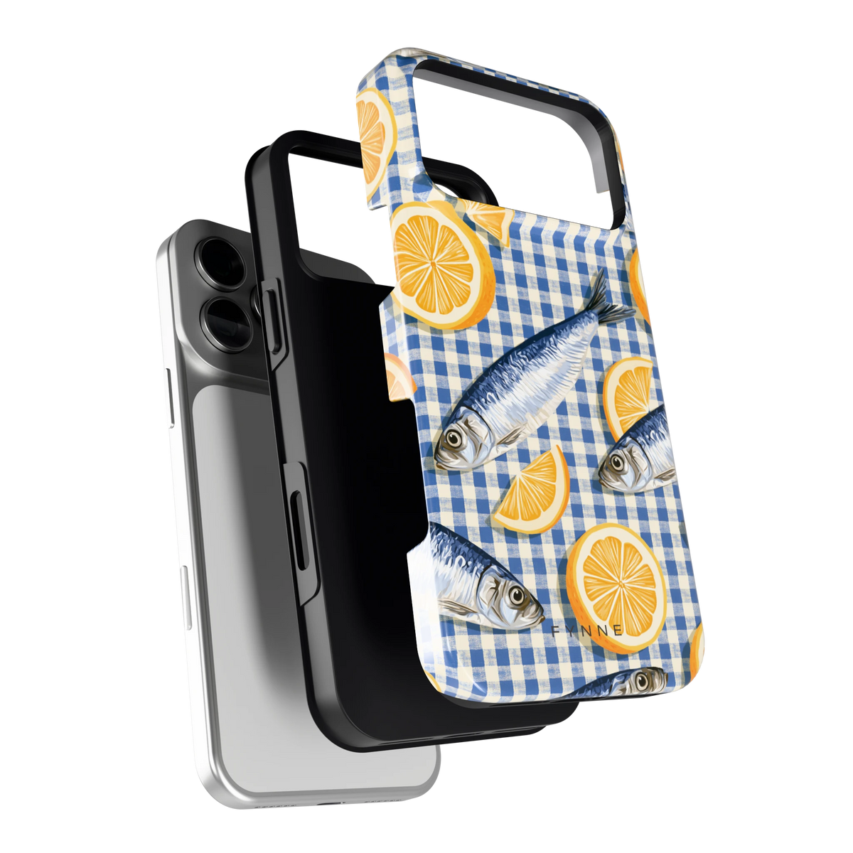 Sardines en Citroen hoesje voor iPhone 18 Pro Max, los van de telefoon