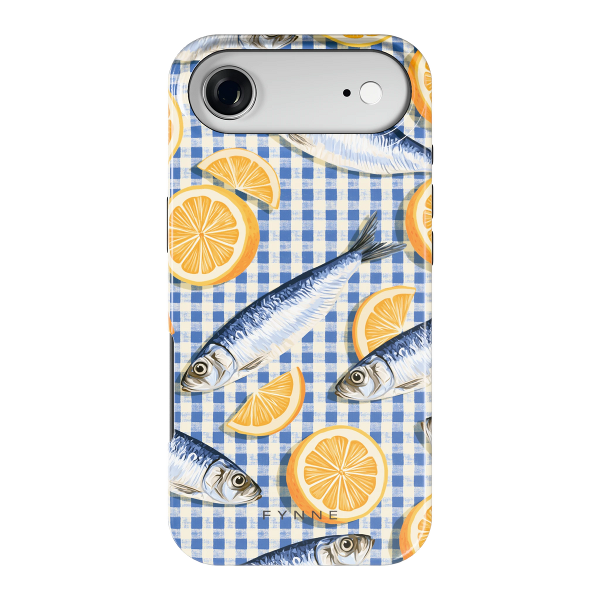 Sardines en Citroen hoesje voor iPhone Air, achterkant