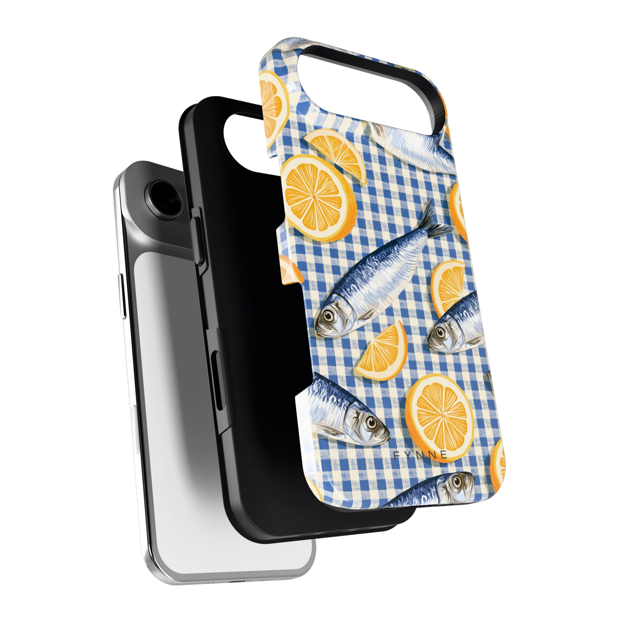 Sardines en Citroen hoesje voor iPhone Air, los van de telefoon