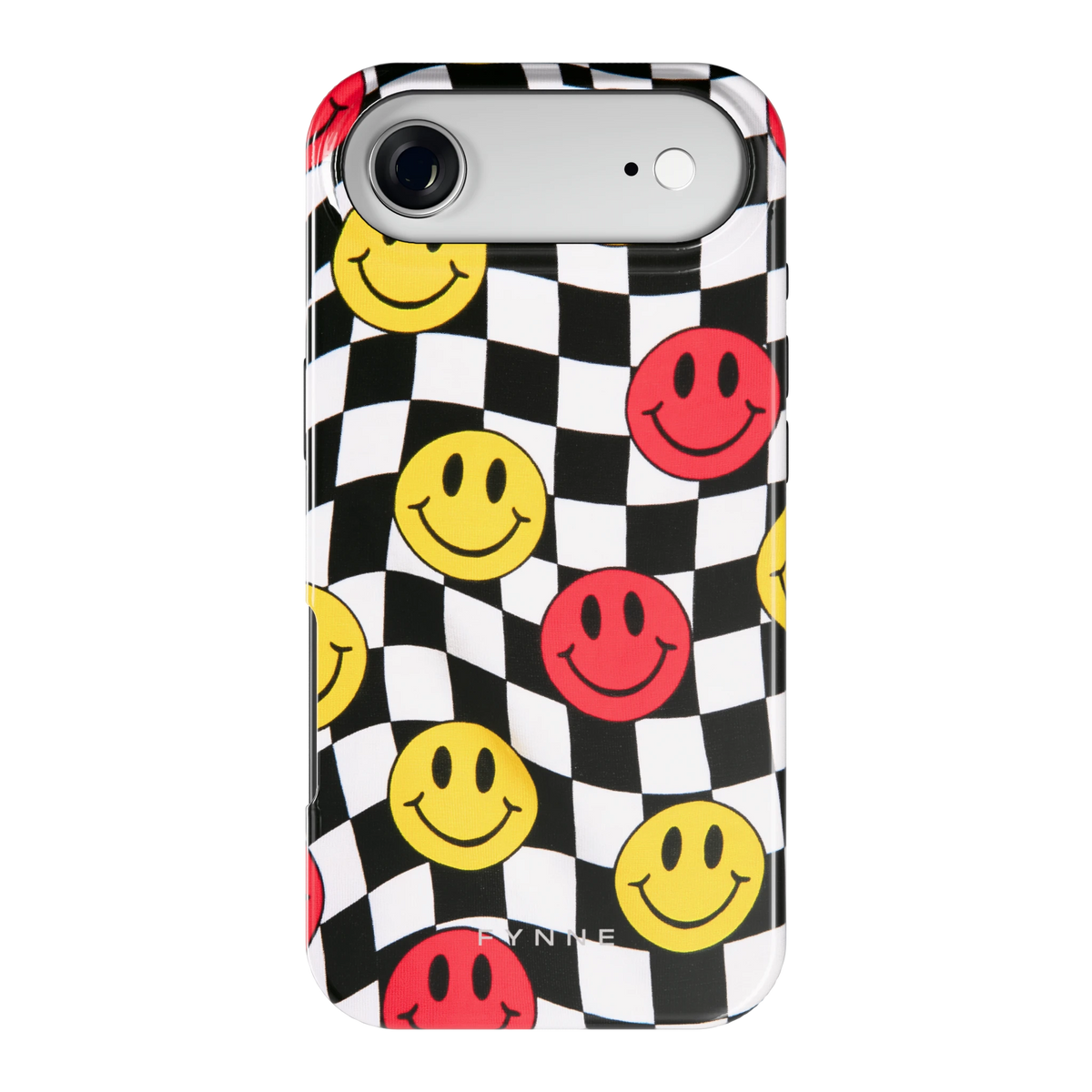 Smiley Geruit hoesje voor iPhone Air, achterkant