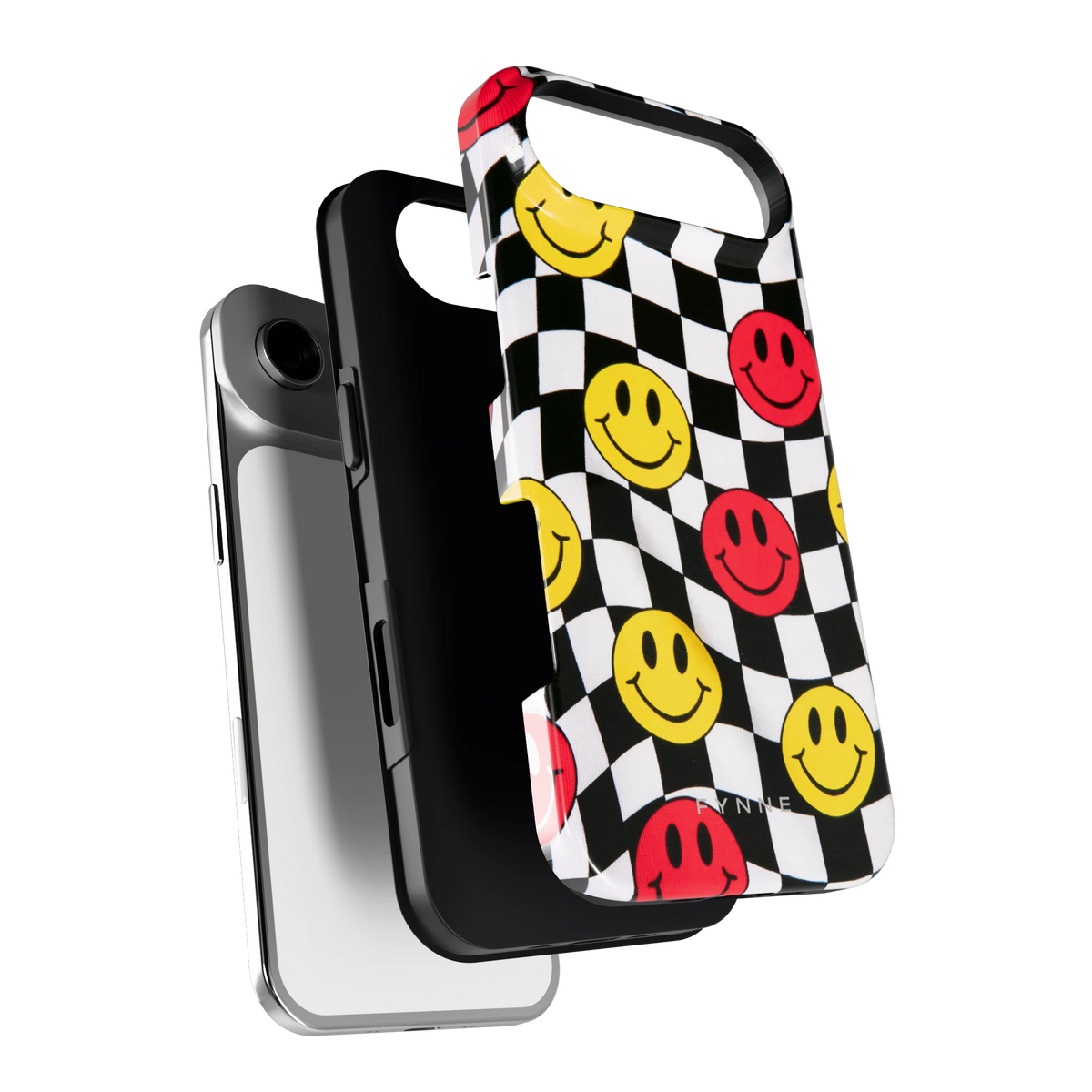 Smiley Geruit hoesje voor iPhone Air, los van de telefoon