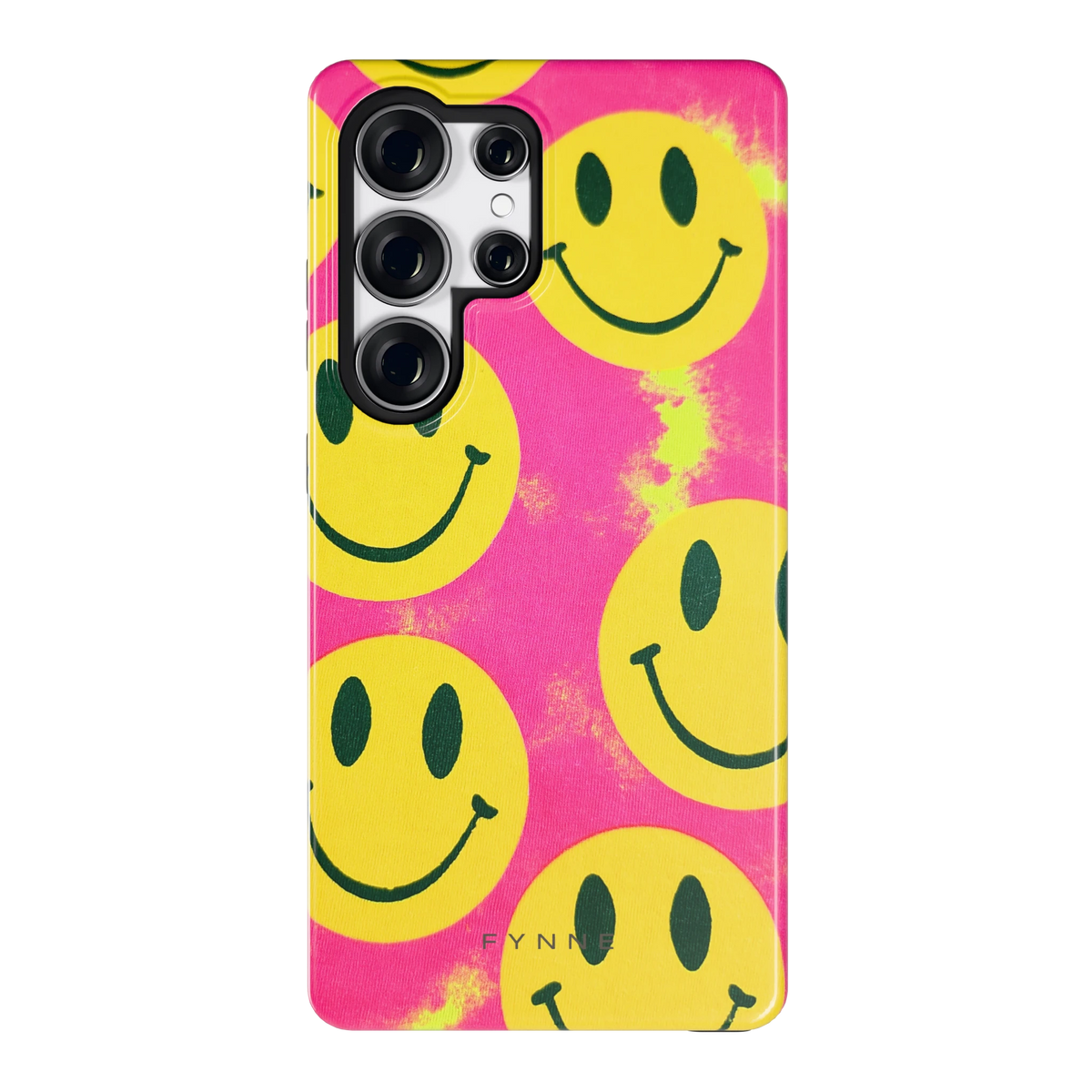 Smiley Tie-Dye hoesje voor Galaxy S25 Ultra, achterkant