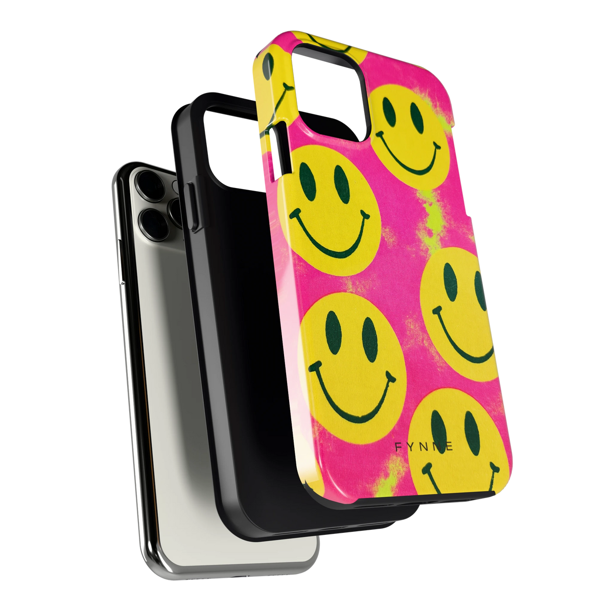 Smiley Tie-Dye hoesje voor iPhone 11 Pro, los van de telefoon