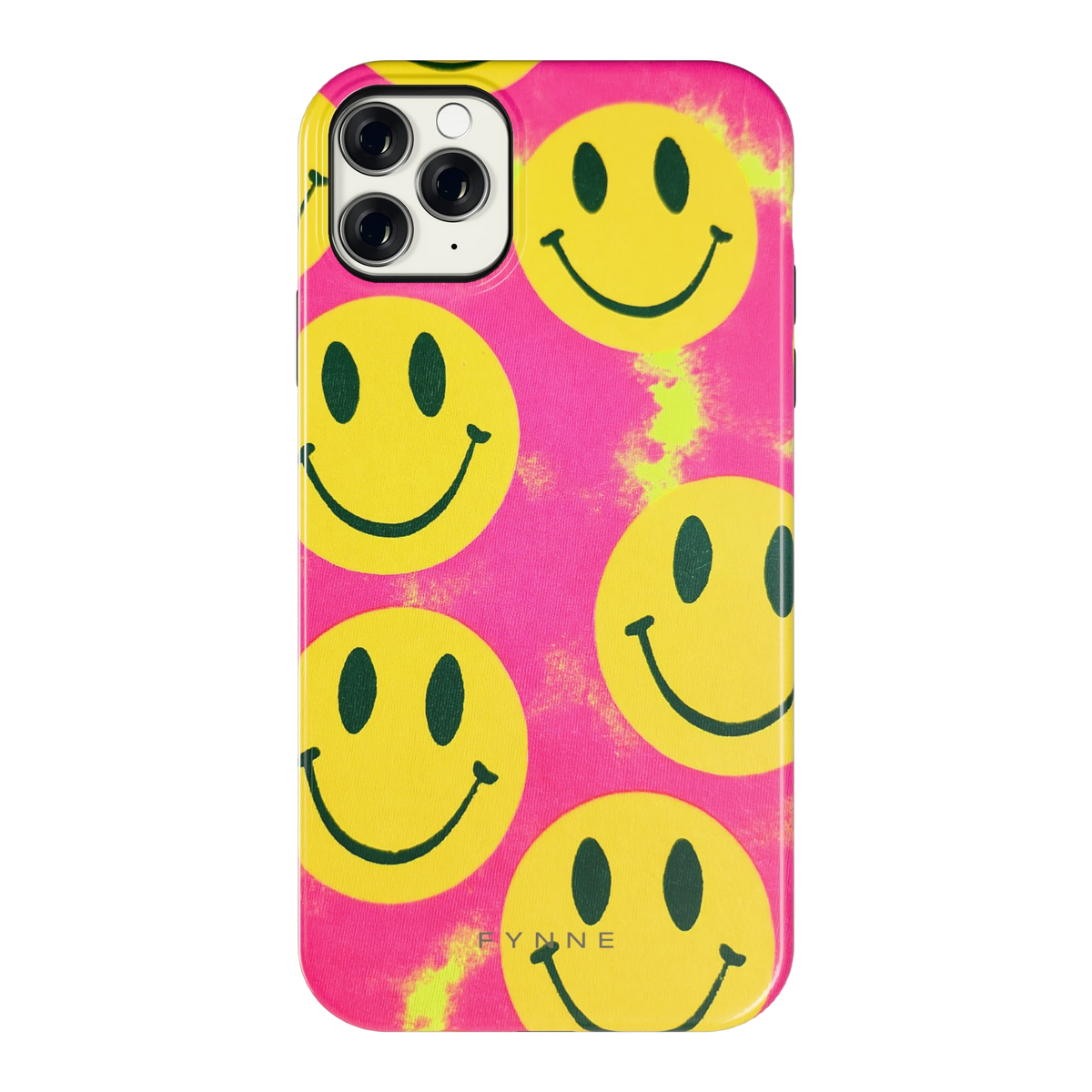 Smiley Tie-Dye hoesje voor iPhone 11 Pro Max, achterkant