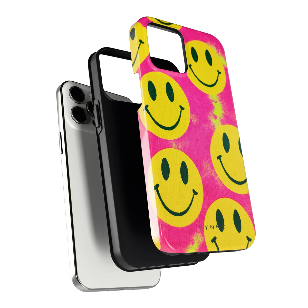 Smiley Tie-Dye hoesje voor iPhone 12 Pro Max, los van de telefoon