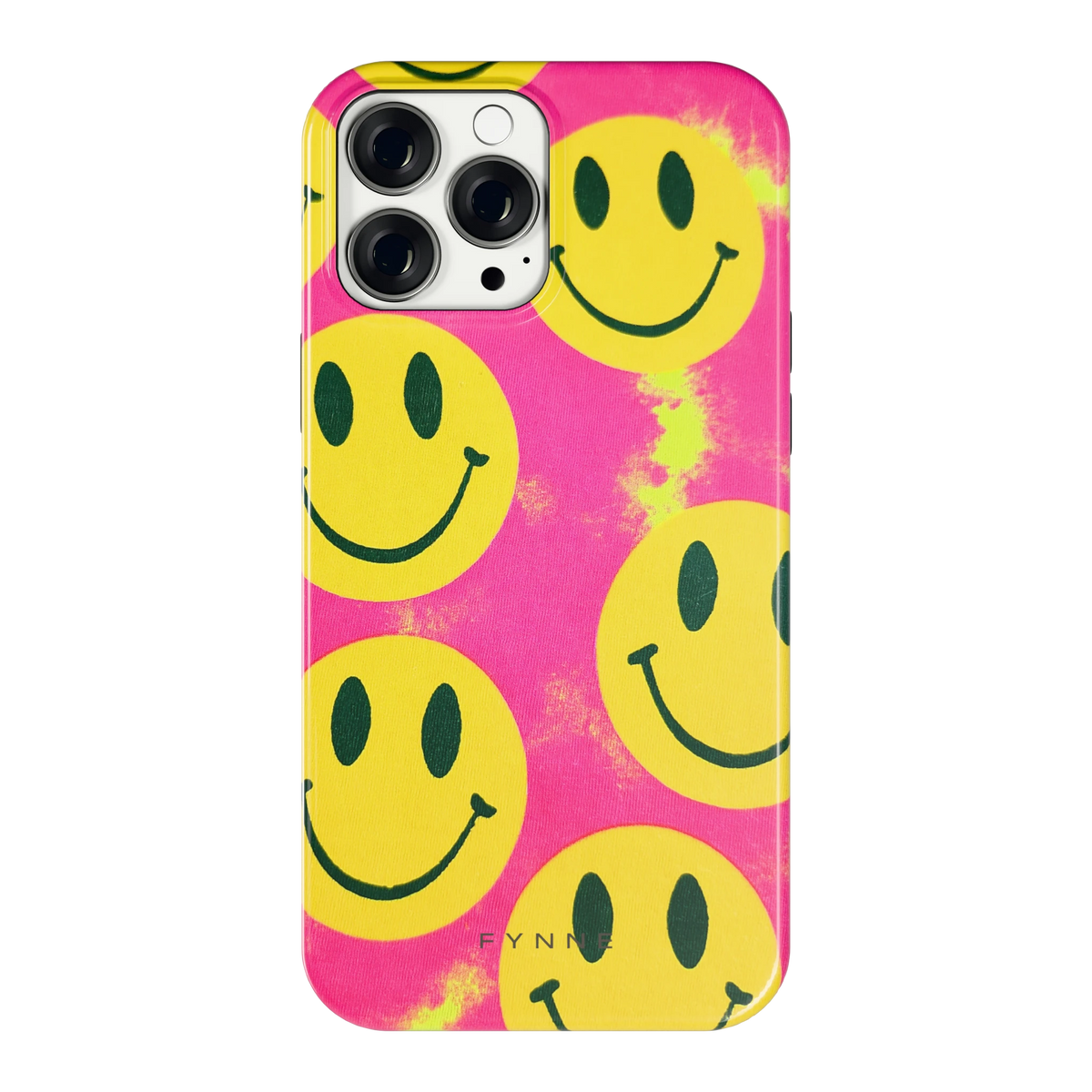 Smiley Tie-Dye hoesje voor iPhone 13 Pro Max, achterkant