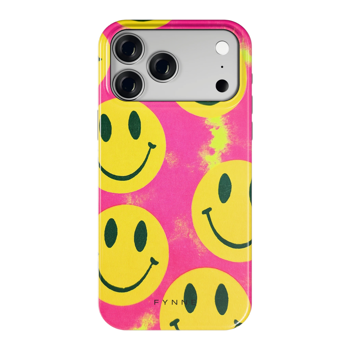 Smiley Tie-Dye hoesje voor iPhone 18 Pro Max, achterkant