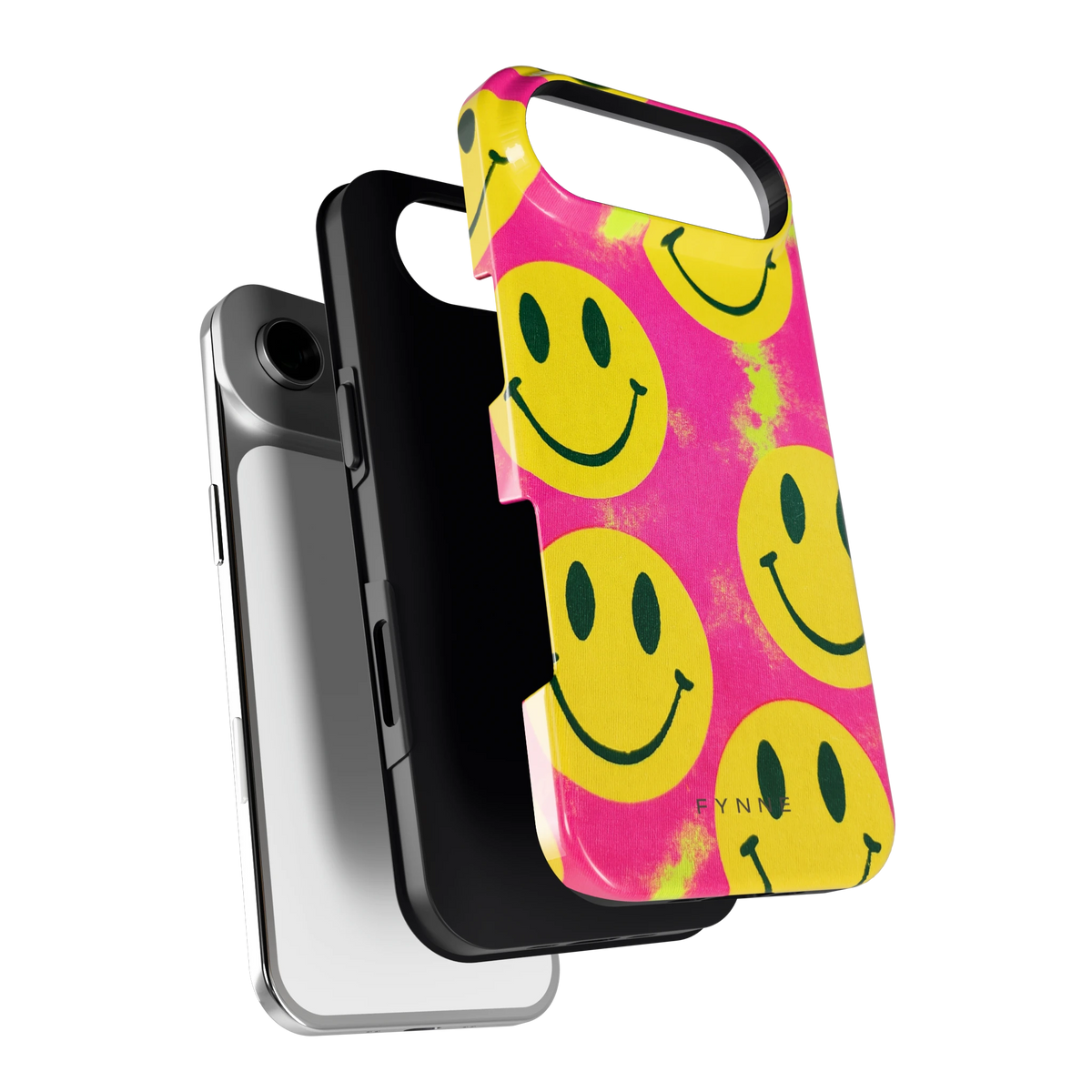 Smiley Tie-Dye hoesje voor iPhone Air, los van de telefoon
