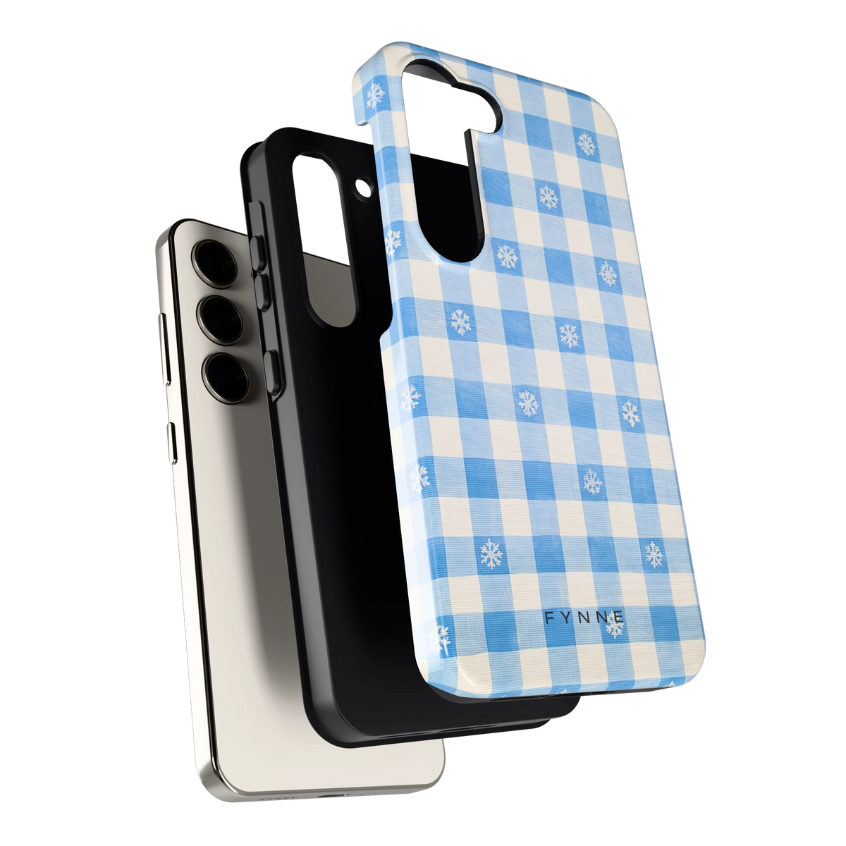 Sneeuwvlok Ruit hoesje voor Galaxy S23, los van de telefoon