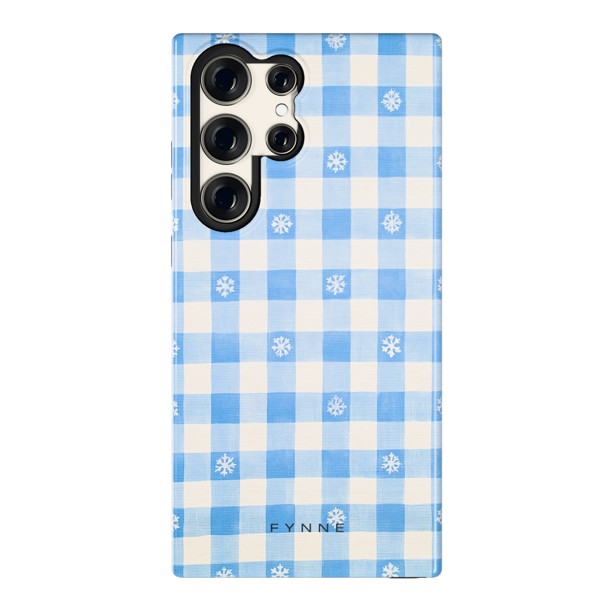 Sneeuwvlok Ruit hoesje voor Galaxy S23 Ultra, achterkant