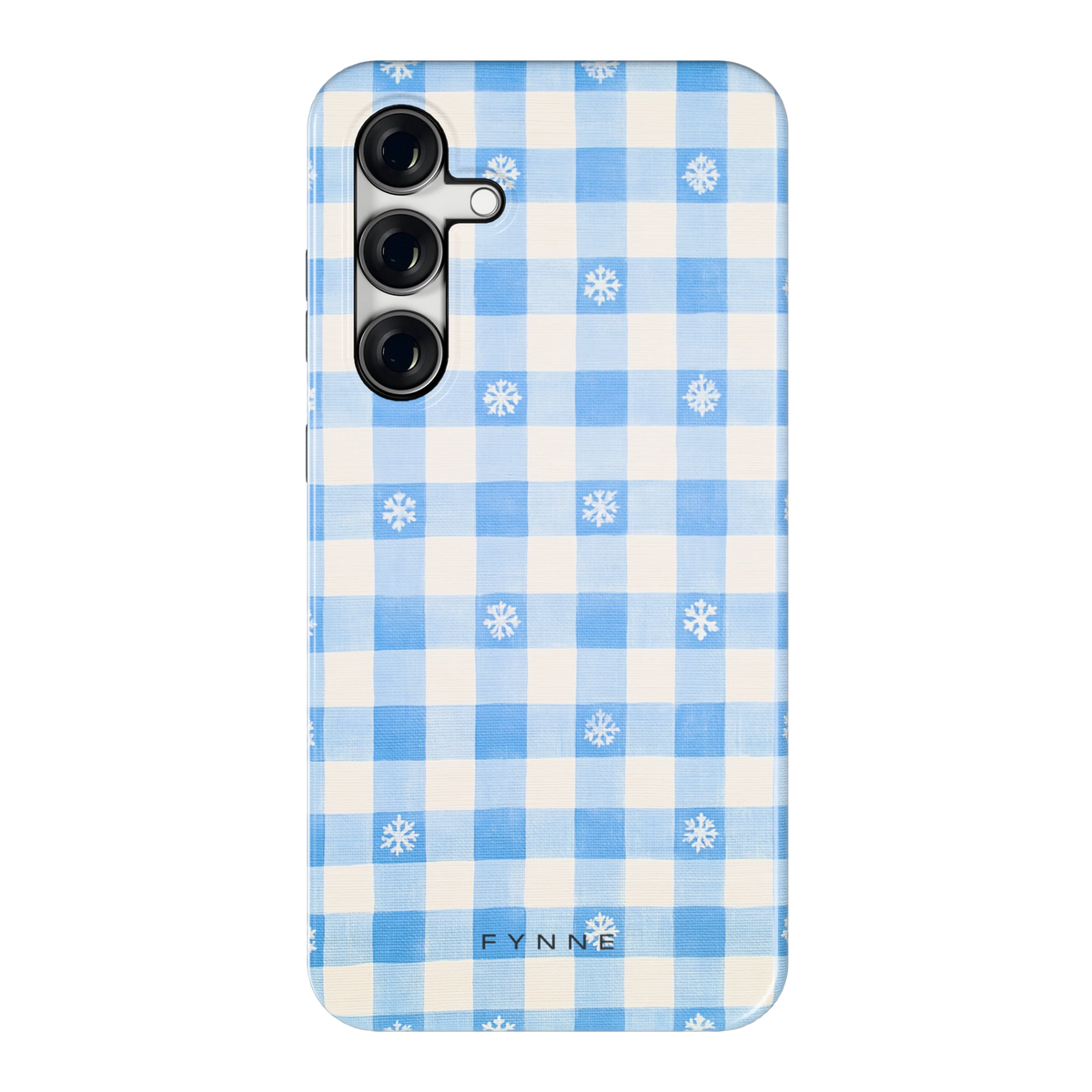 Sneeuwvlok Ruit hoesje voor Galaxy S24 FE, achterkant