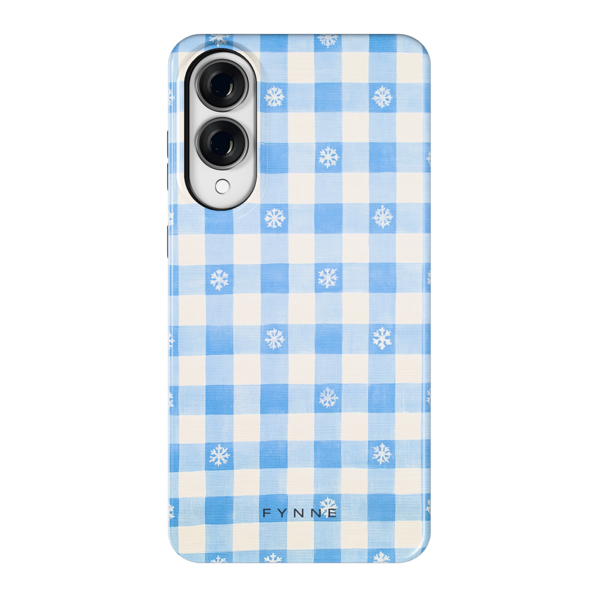 Sneeuwvlok Ruit hoesje voor Galaxy S25 Edge, achterkant