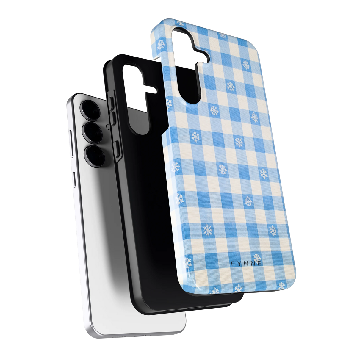 Sneeuwvlok Ruit hoesje voor Galaxy S25 FE, los van de telefoon