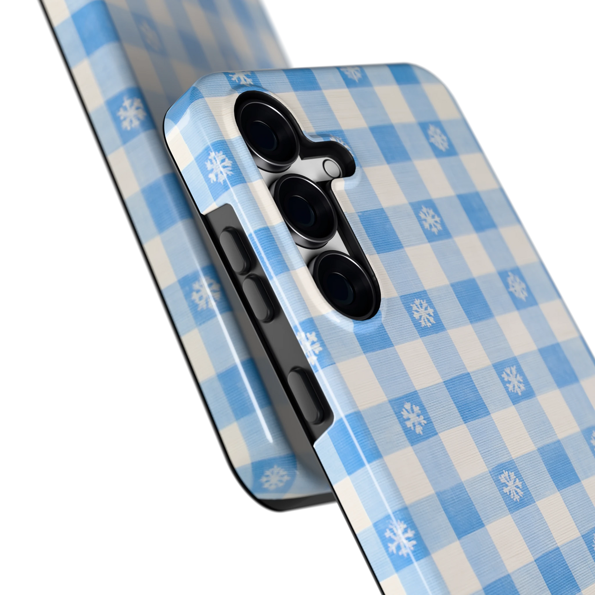 Sneeuwvlok Ruit hoesje voor Galaxy S25 FE, close-up