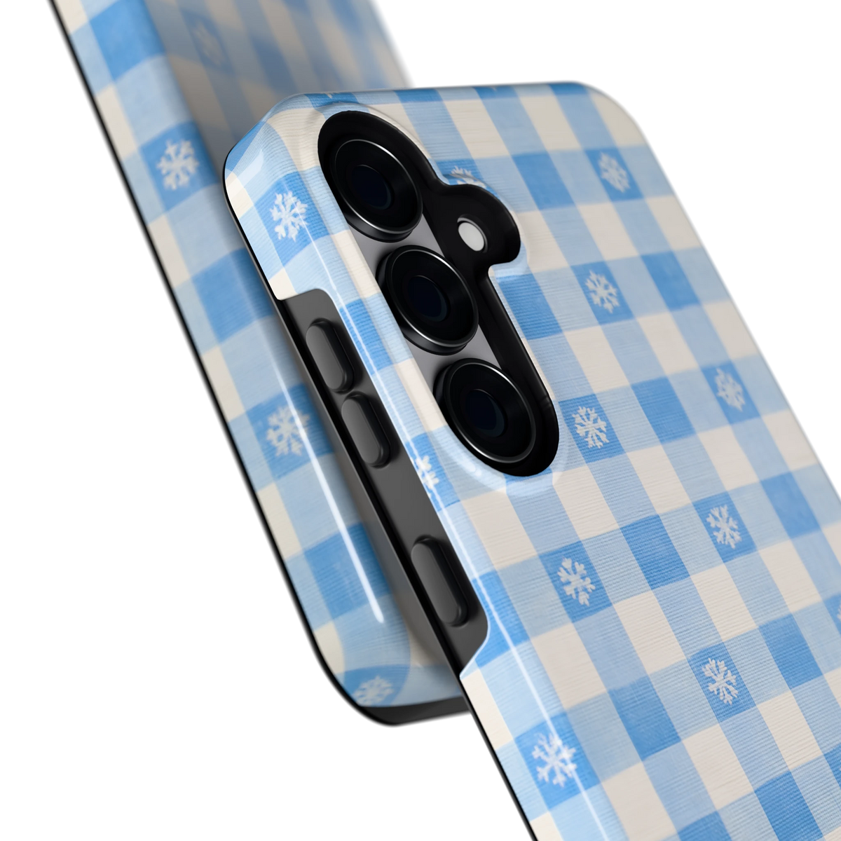 Sneeuwvlok Ruit hoesje voor Galaxy S25, close-up