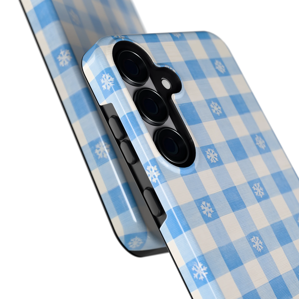 Sneeuwvlok Ruit hoesje voor Galaxy S25+, close-up