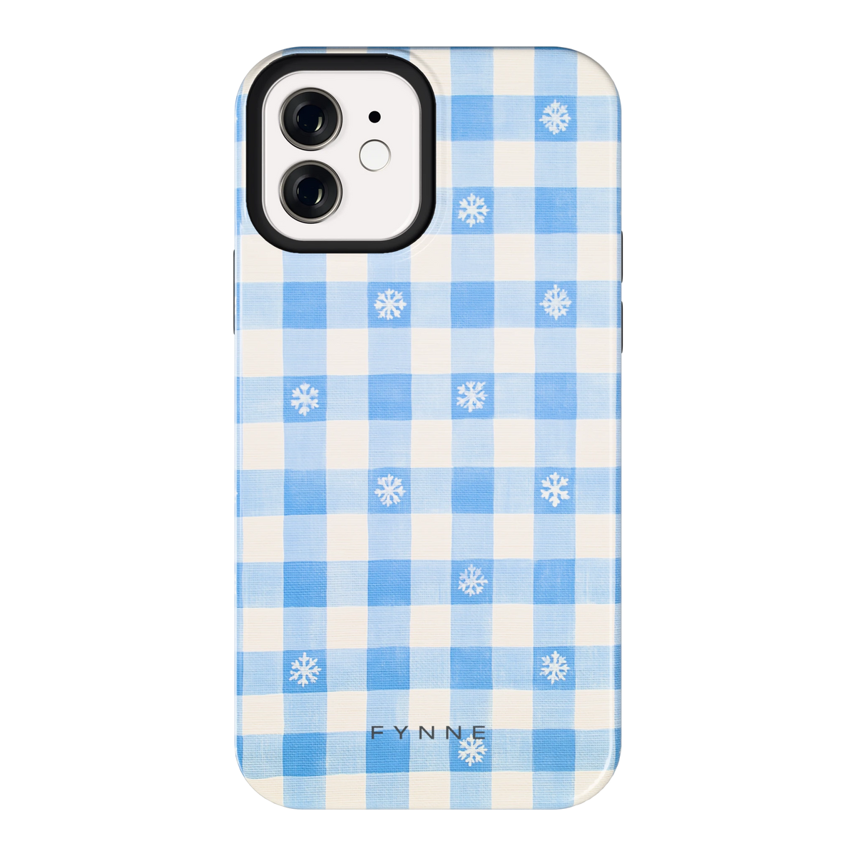 Sneeuwvlok Ruit hoesje voor iPhone 12, achterkant