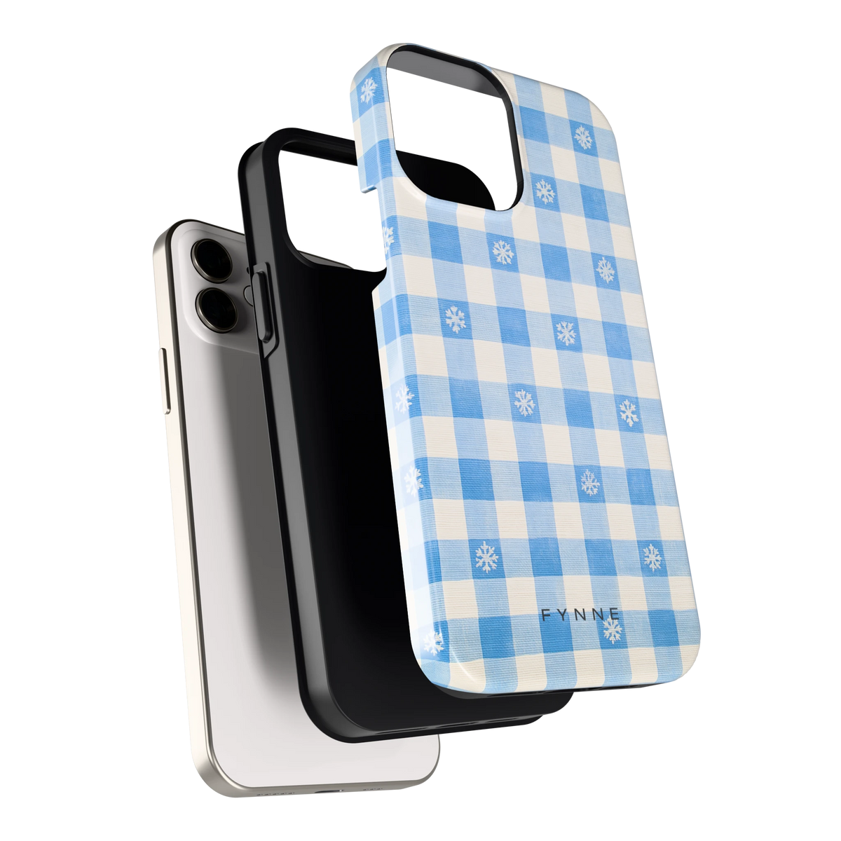 Sneeuwvlok Ruit hoesje voor iPhone 12, los van de telefoon