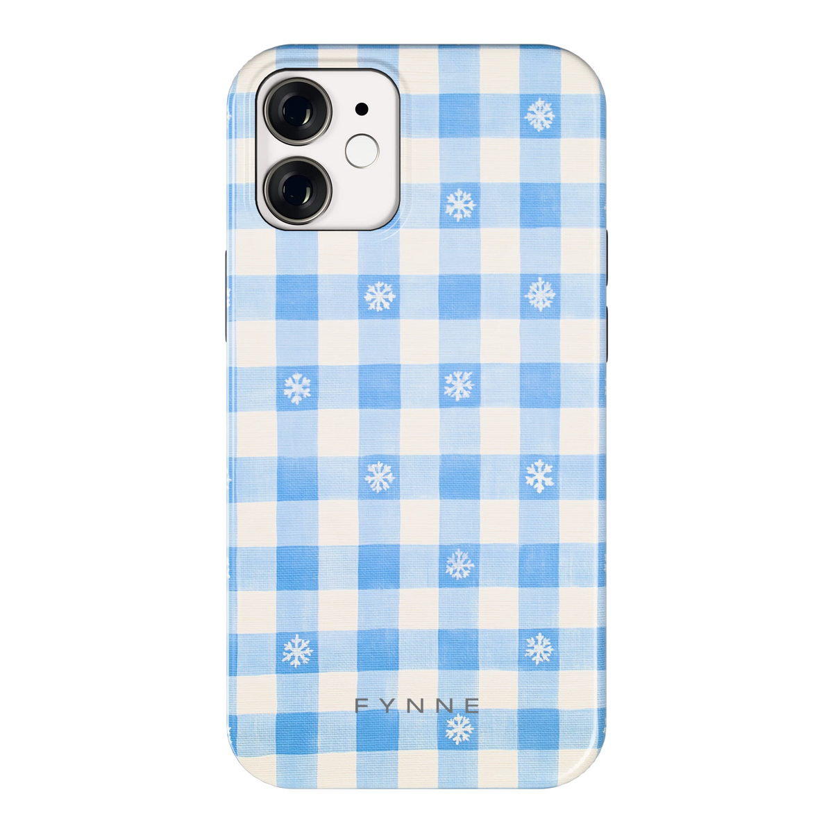Sneeuwvlok Ruit hoesje voor iPhone 12 mini, achterkant
