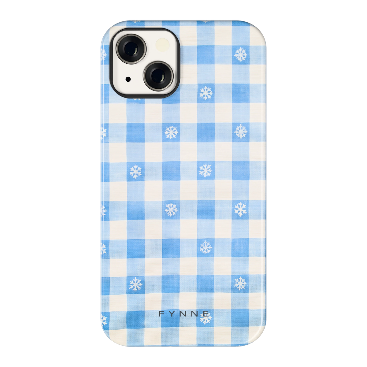 Sneeuwvlok Ruit hoesje voor iPhone 13, achterkant
