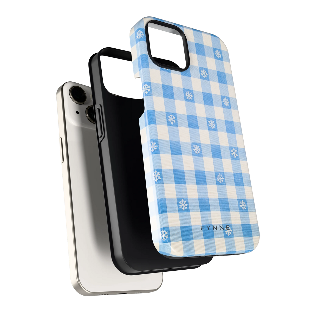 Sneeuwvlok Ruit hoesje voor iPhone 13, los van de telefoon