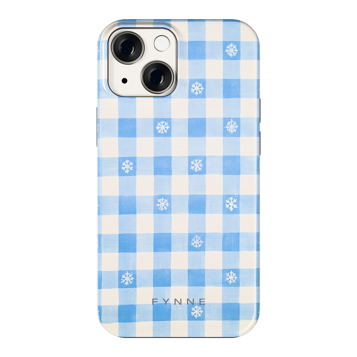 Sneeuwvlok Ruit hoesje voor iPhone 13 mini, achterkant
