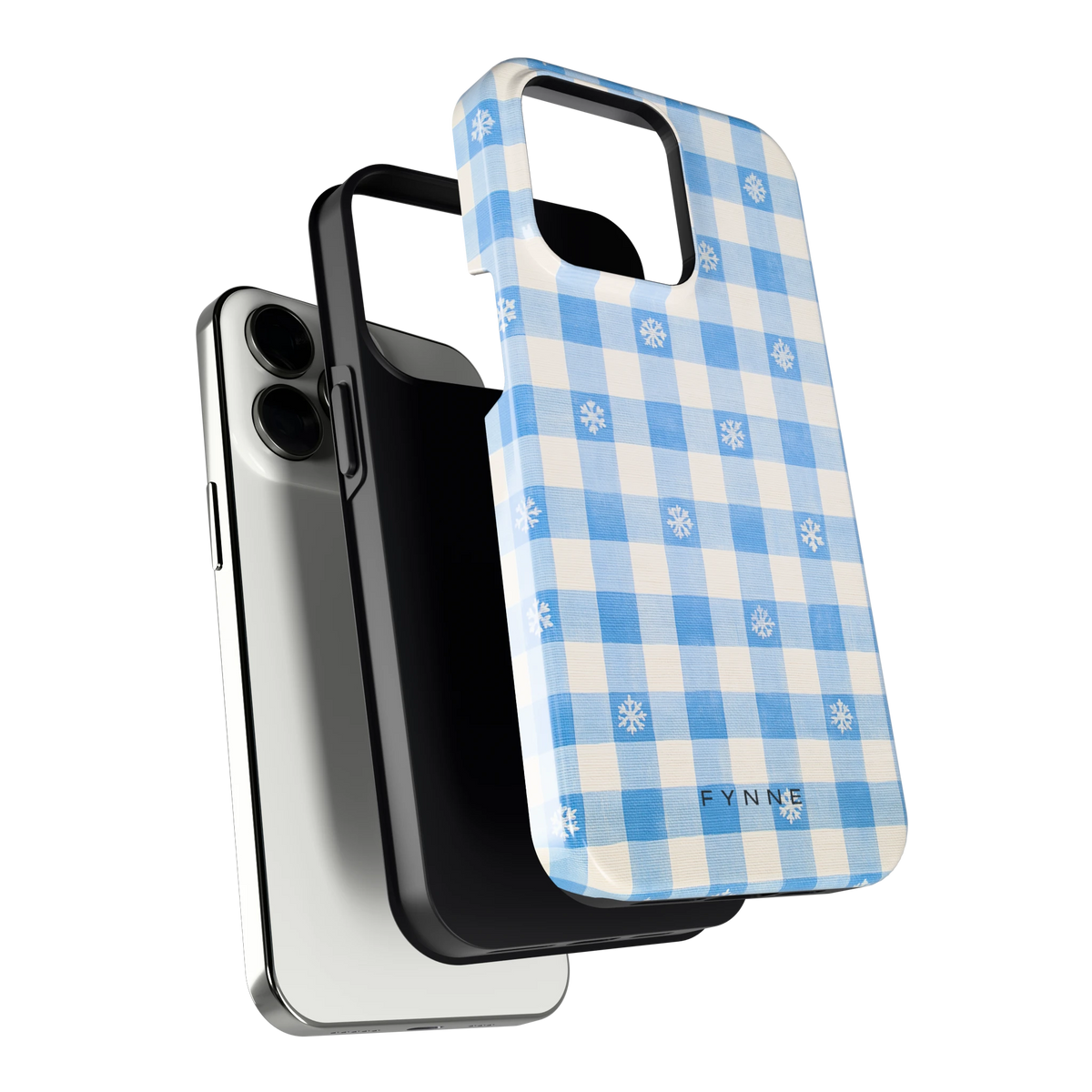 Sneeuwvlok Ruit hoesje voor iPhone 13 Pro, los van de telefoon