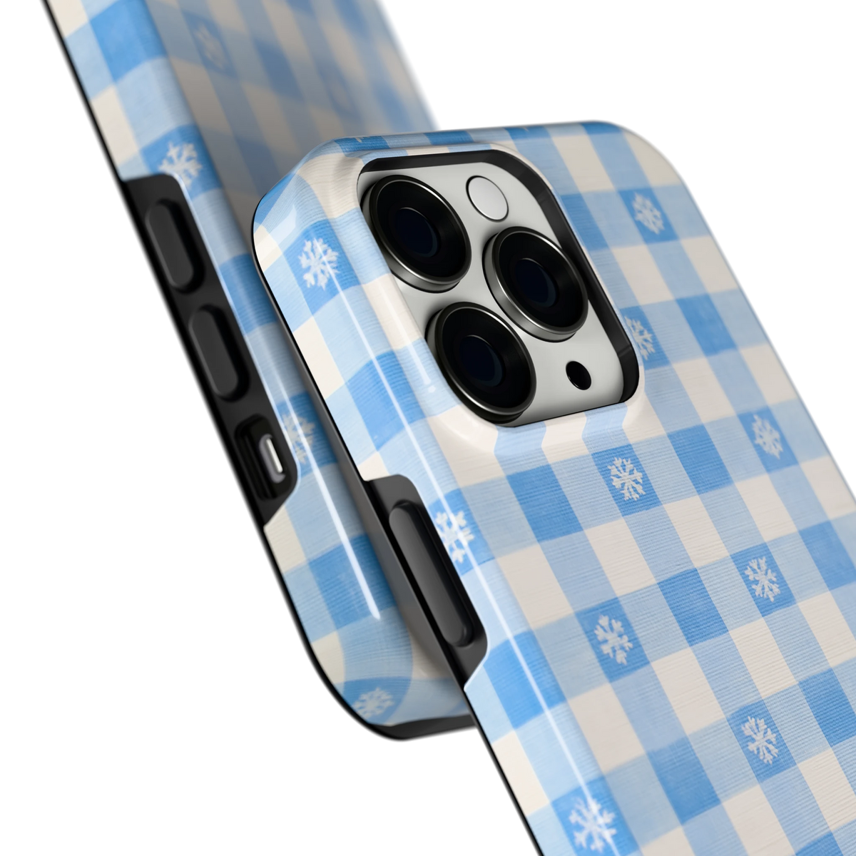 Sneeuwvlok Ruit hoesje voor iPhone 13 Pro, close-up