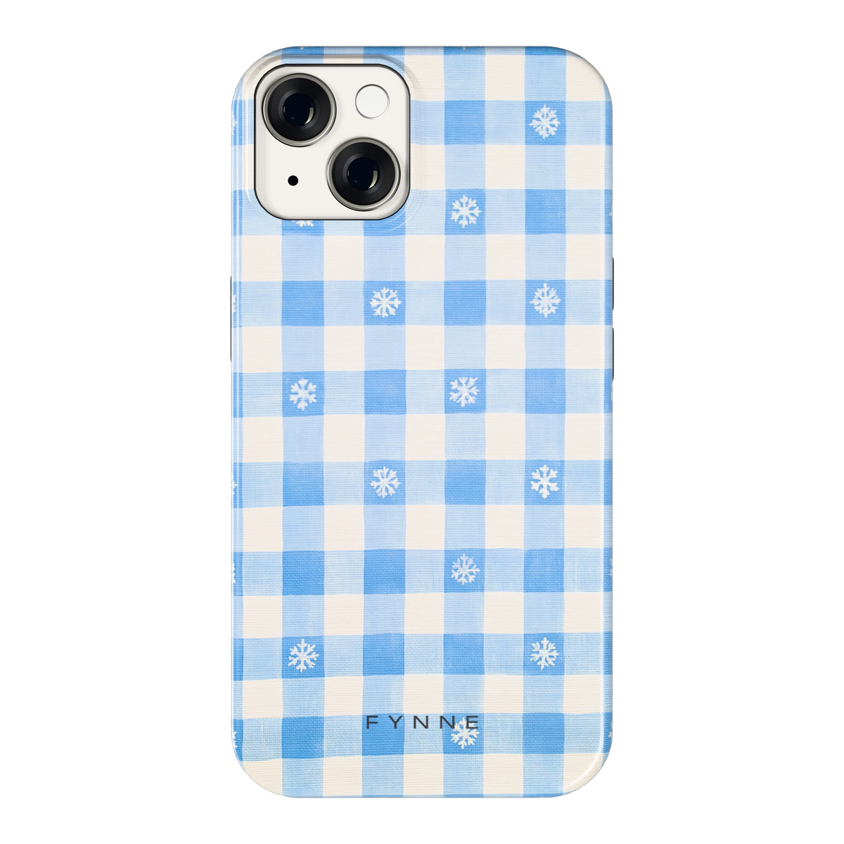 Sneeuwvlok Ruit hoesje voor iPhone 14, achterkant