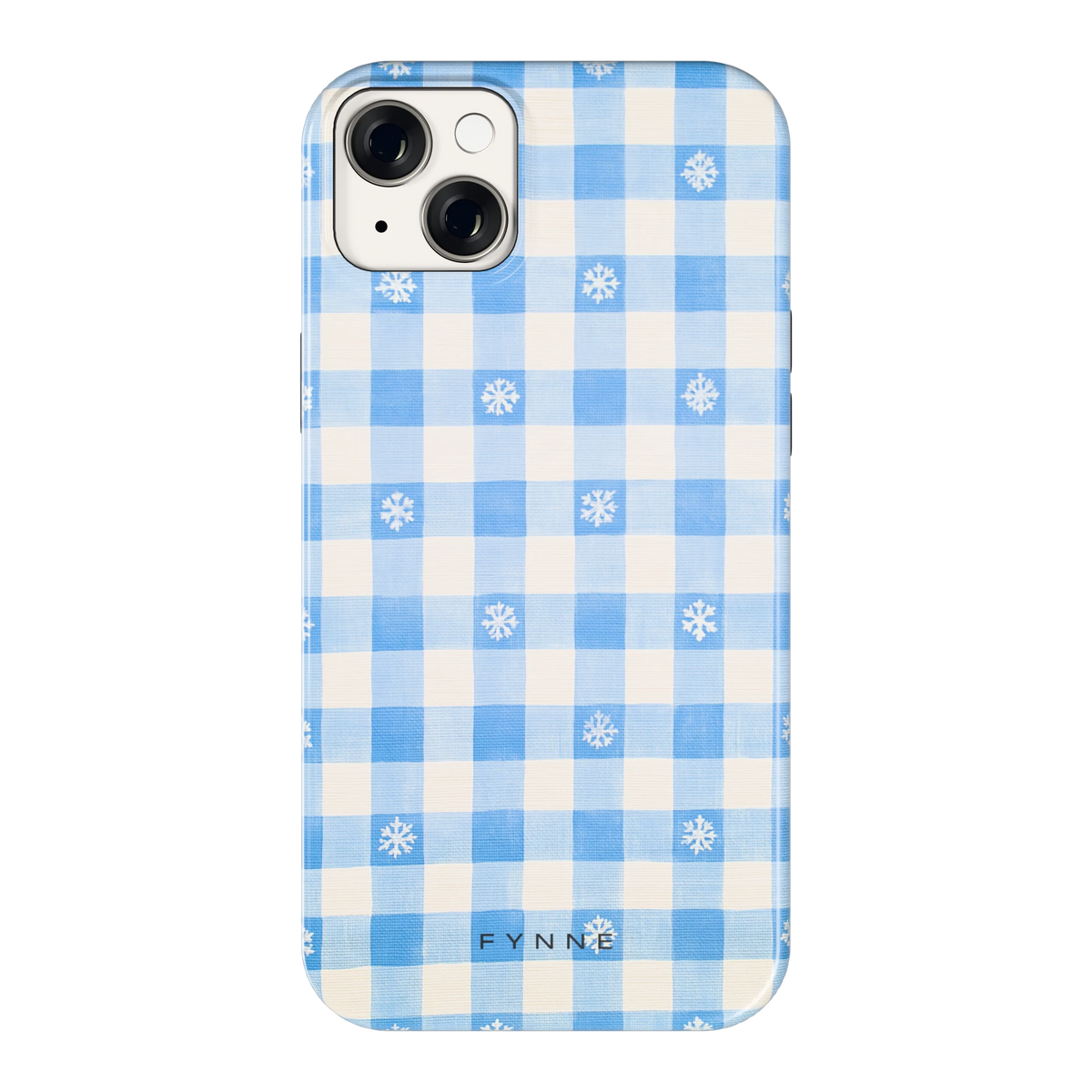 Sneeuwvlok Ruit hoesje voor iPhone 14 Plus, achterkant