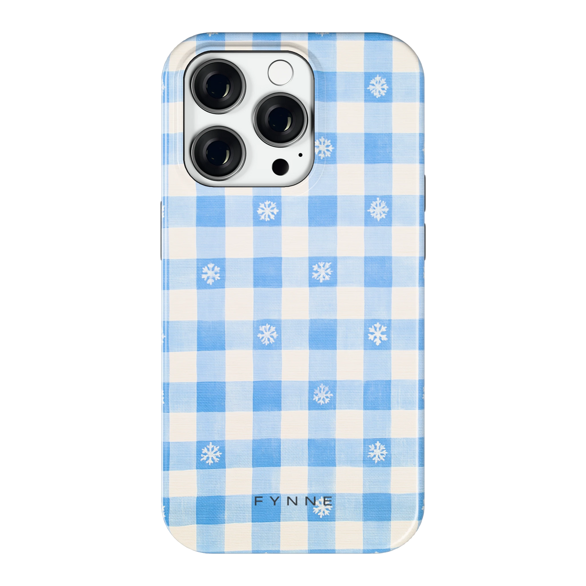 Sneeuwvlok Ruit hoesje voor iPhone 14 Pro, achterkant