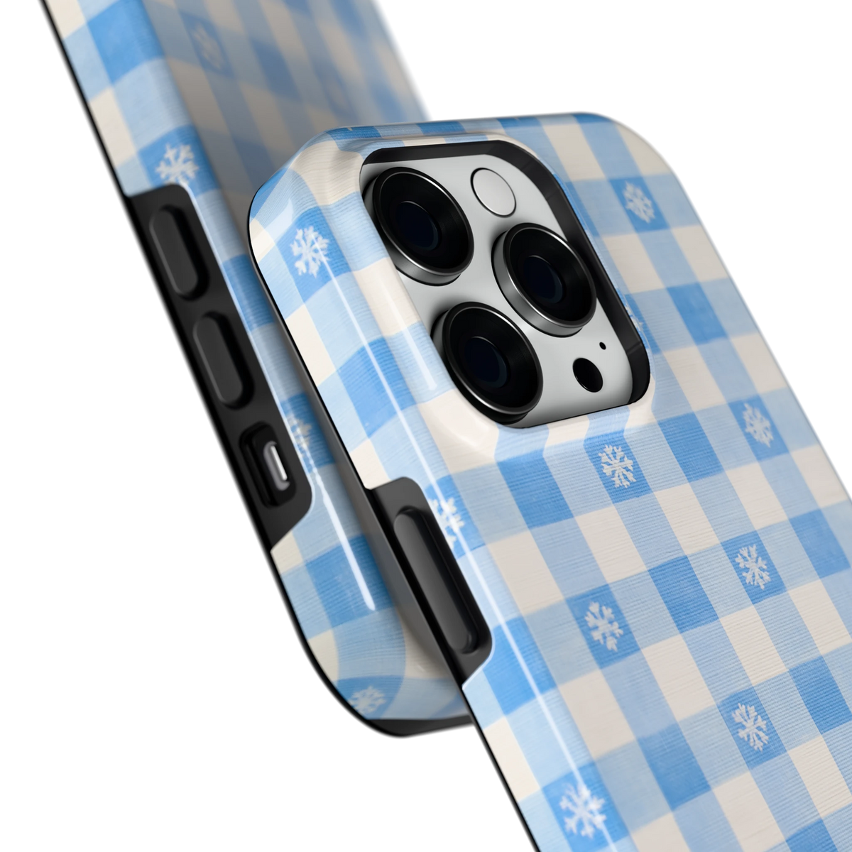 Sneeuwvlok Ruit hoesje voor iPhone 14 Pro, close-up