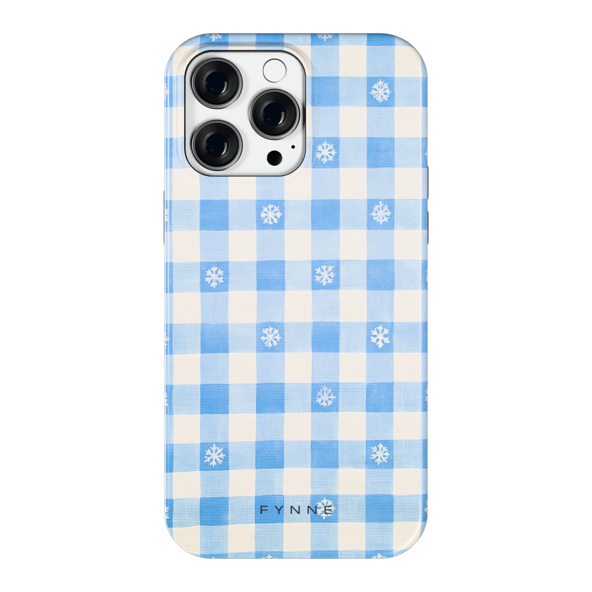 Sneeuwvlok Ruit hoesje voor iPhone 14 Pro Max, achterkant