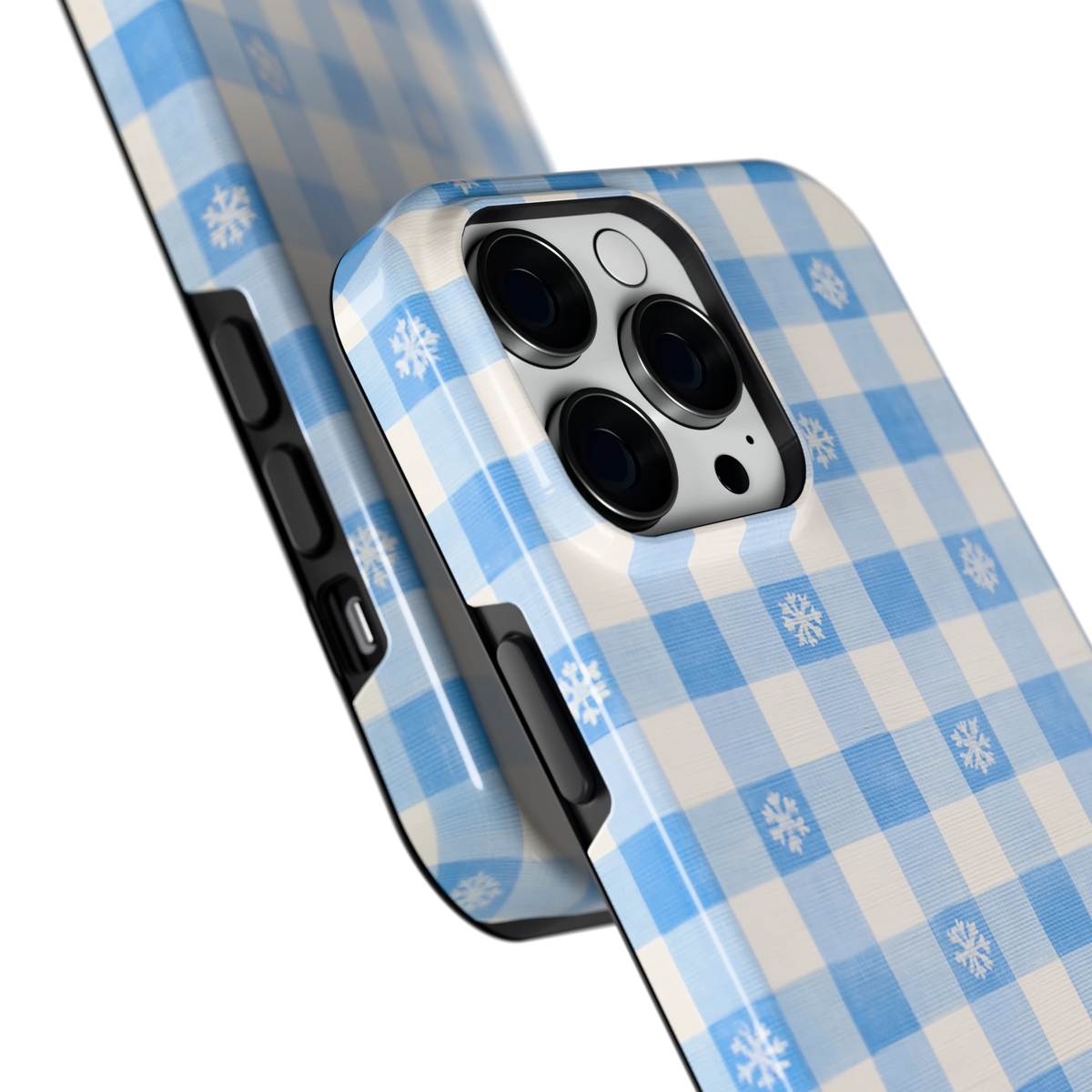 Sneeuwvlok Ruit hoesje voor iPhone 14 Pro Max, close-up