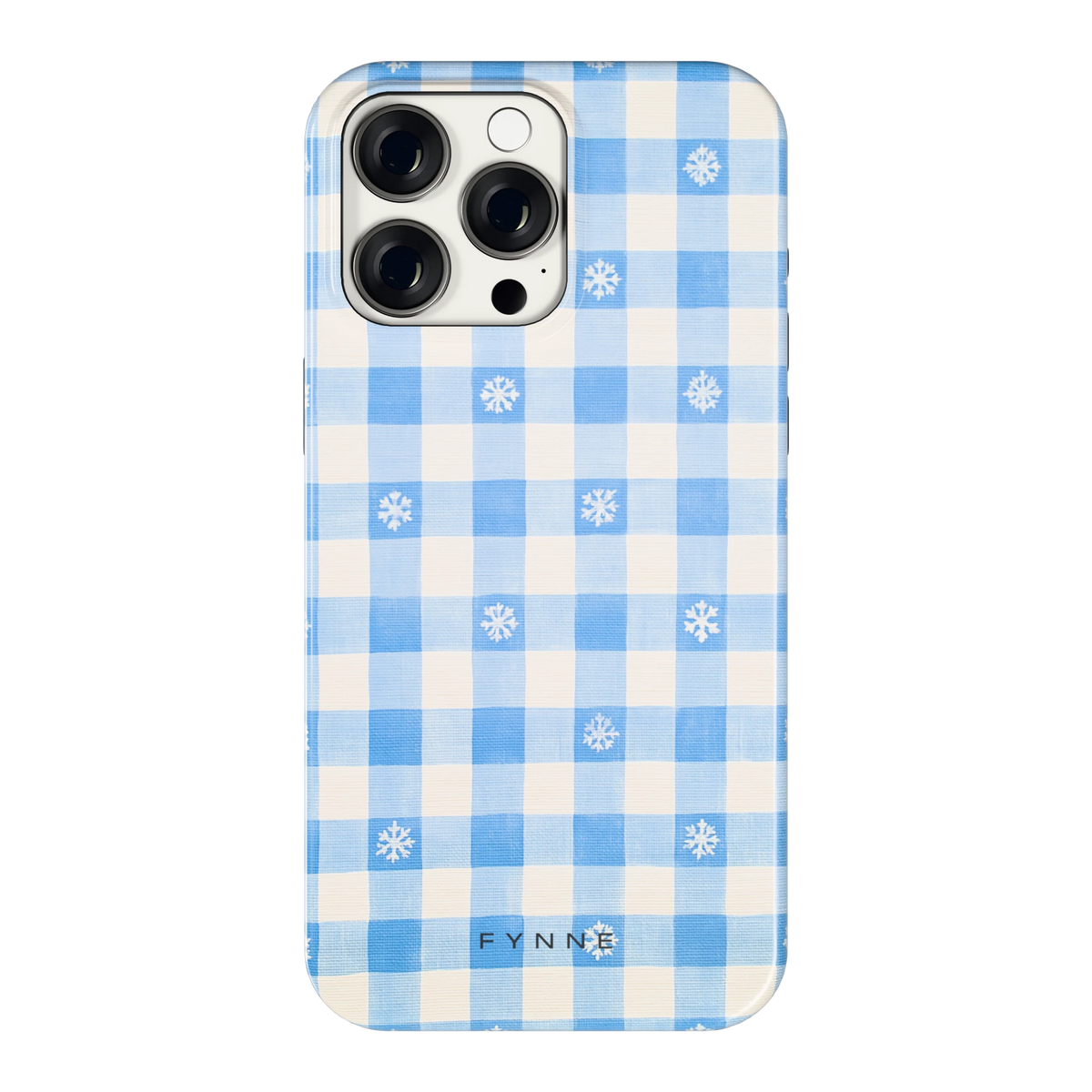 Sneeuwvlok Ruit hoesje voor iPhone 15 Pro Max, achterkant