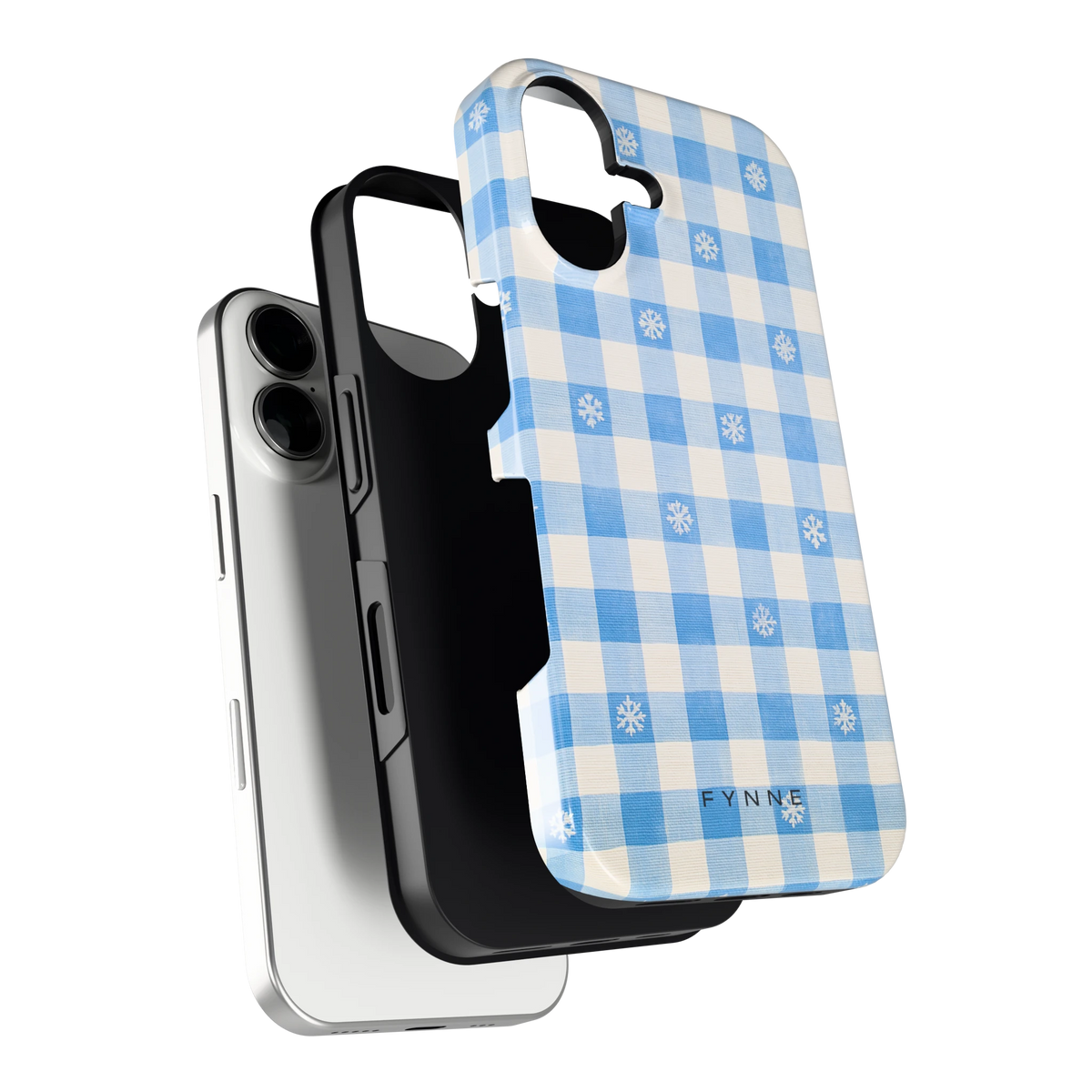 Sneeuwvlok Ruit hoesje voor iPhone 16, los van de telefoon