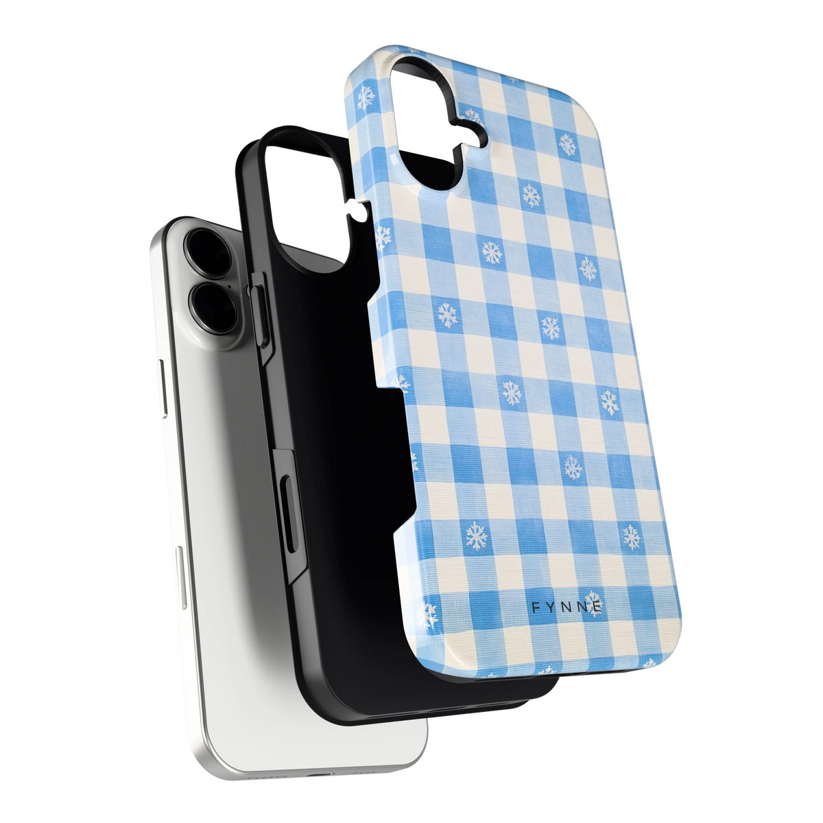 Sneeuwvlok Ruit hoesje voor iPhone 16 Plus, los van de telefoon