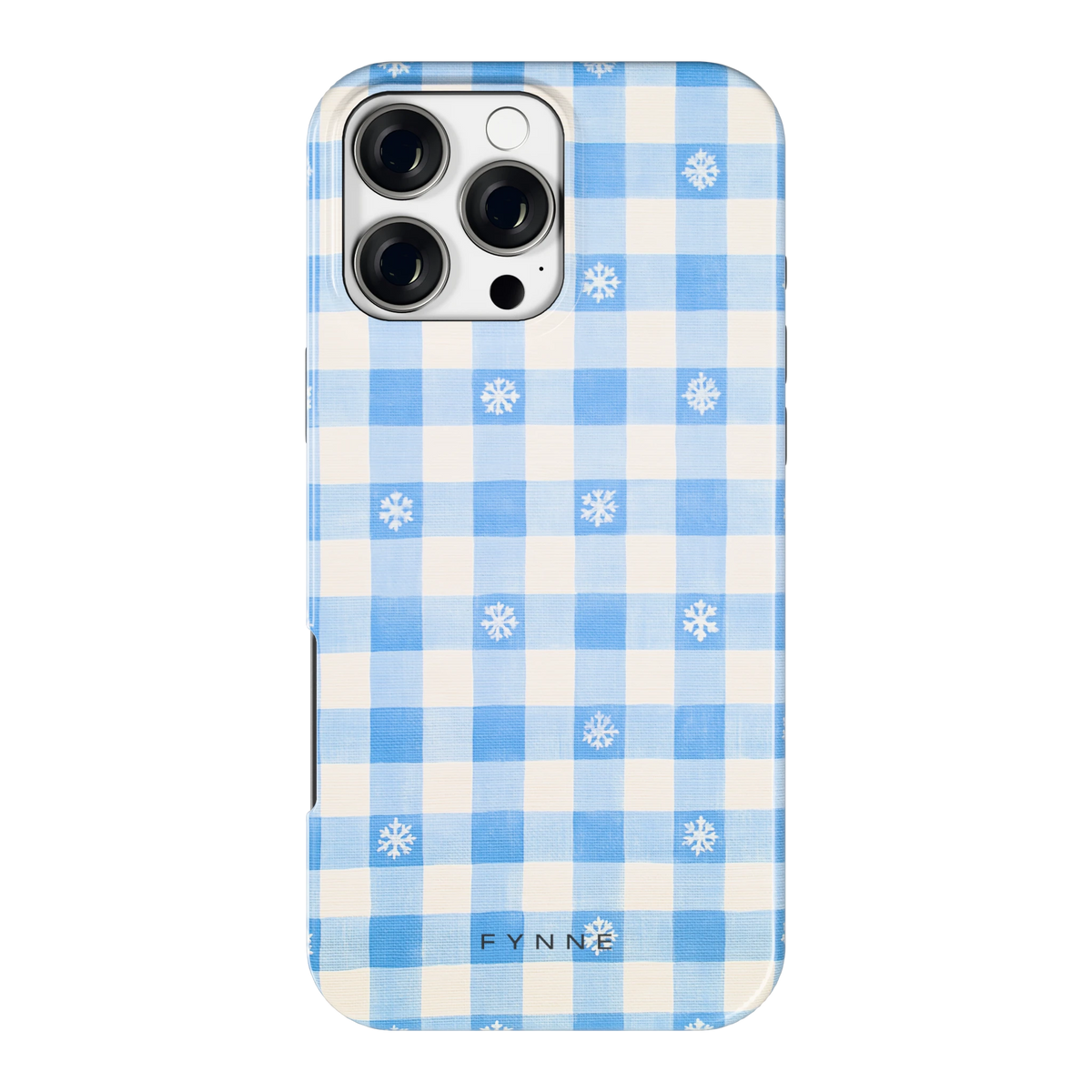 Sneeuwvlok Ruit hoesje voor iPhone 16 Pro Max, achterkant