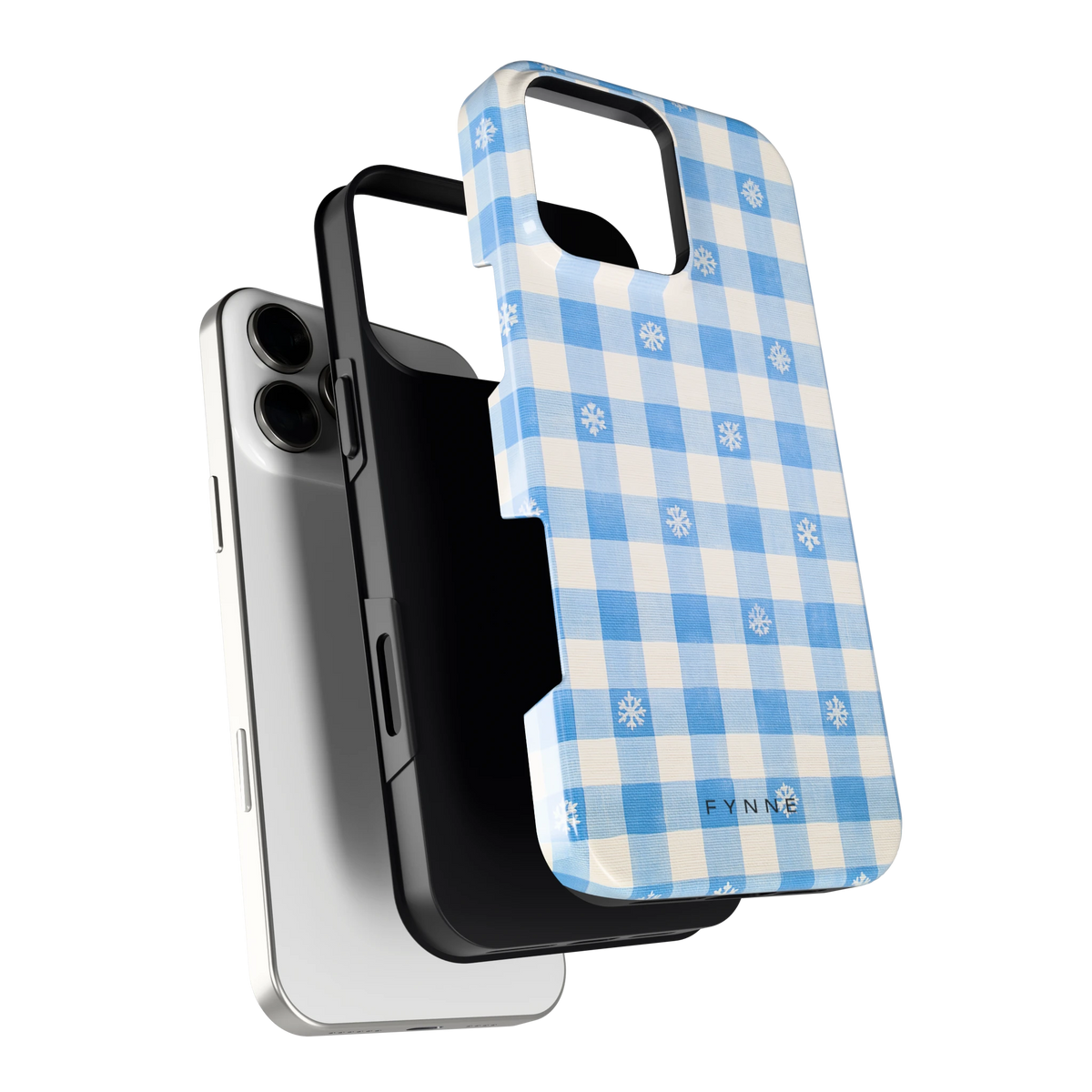 Sneeuwvlok Ruit hoesje voor iPhone 16 Pro Max, los van de telefoon