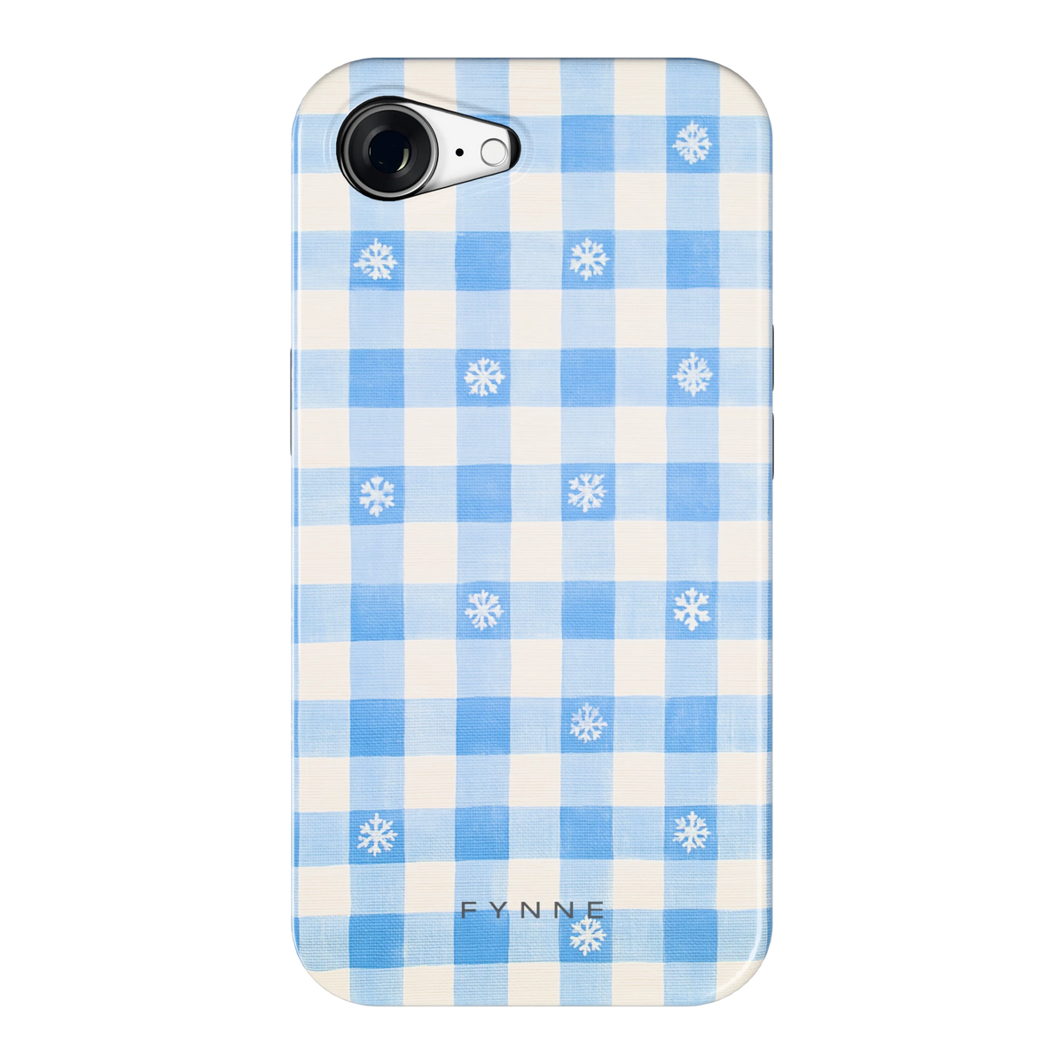 Sneeuwvlok Ruit hoesje voor iPhone 16e, achterkant